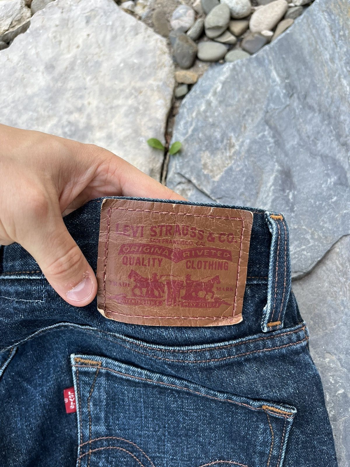 Levi's × Levi's Vintage Clothing × Vintage Vintage Levi’s 511 skinny y2k dark denim jeans pants gothic Size US 29 - 17 Thumbnail