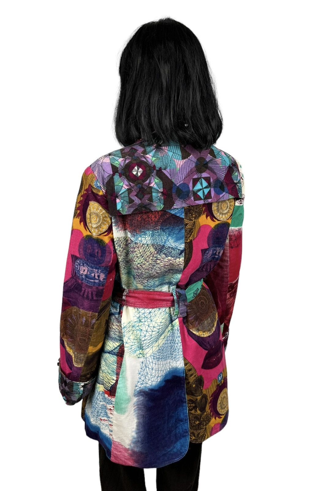 Custo Barcelona Custo Barcelona Corduroy Printed Trench-Coat Warm size 42 Size M / US 6-8 / IT 42-44 - 8 Thumbnail