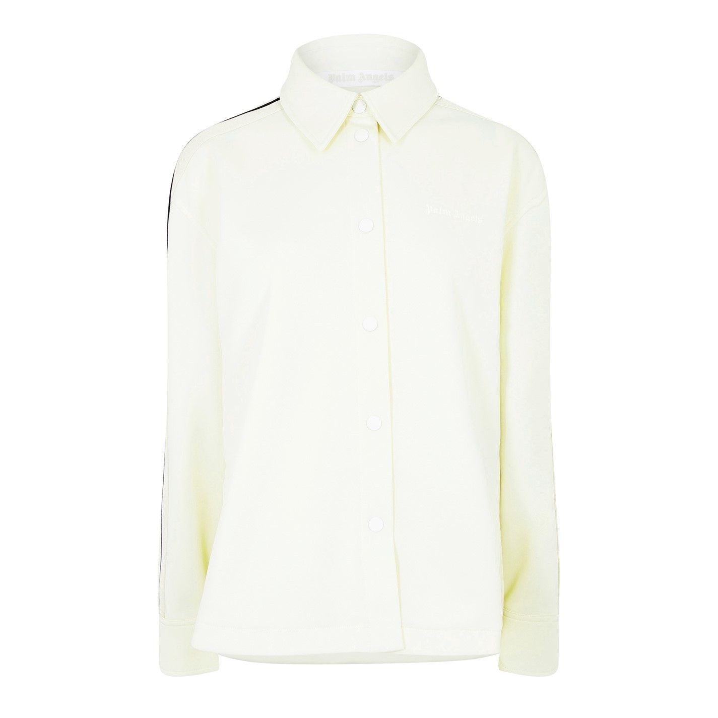 Palm Angels o1g2r1mq0325 Classic Track Shirt in Cream Size XS / US 0-2 / IT 36-38 - 1 Thumbnail