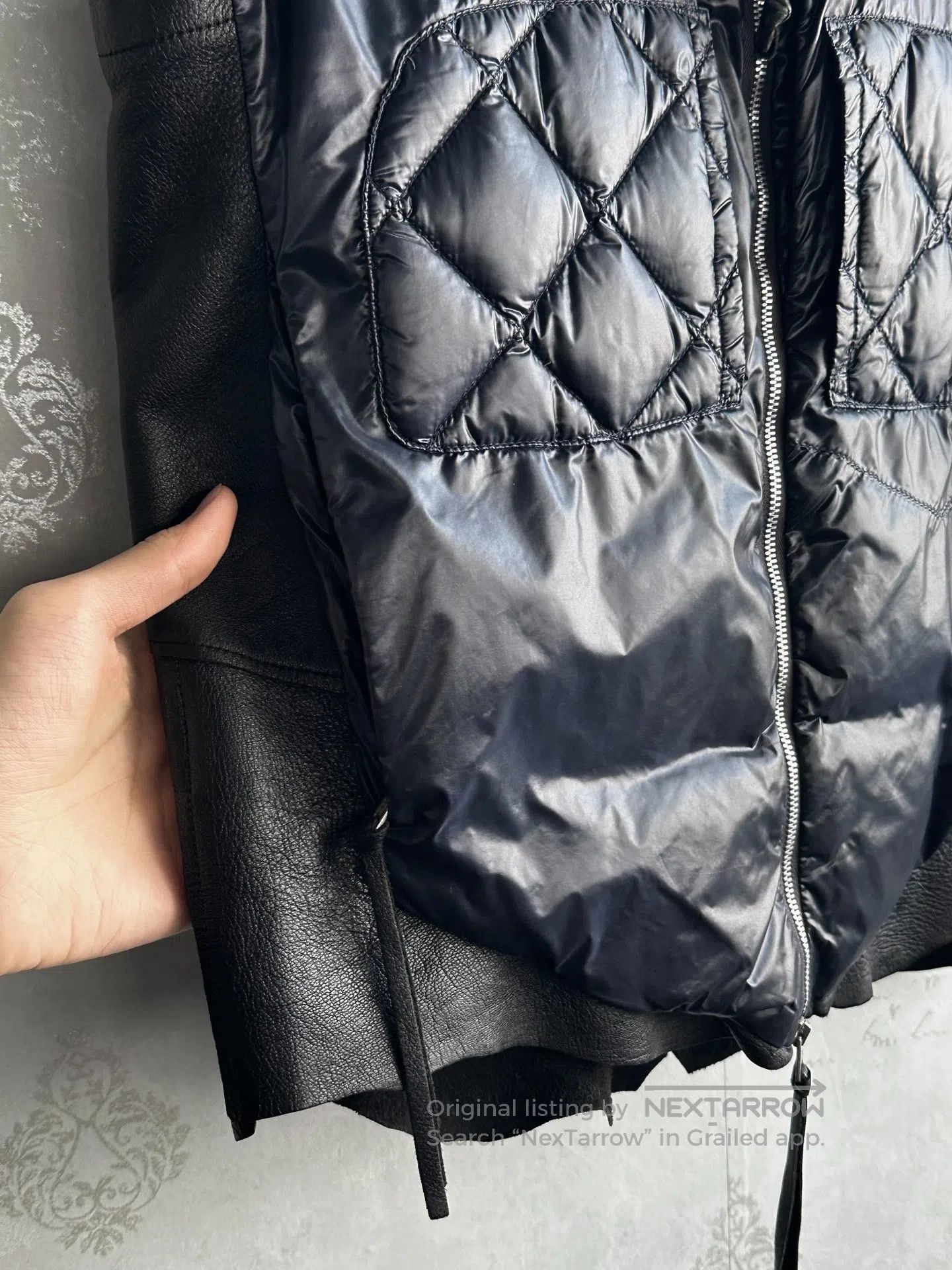Takahiromiyashita The Soloist. the soloist size48 12AW Down and Leather Vest| Size US M / EU 48-50 / 2 - 4 Thumbnail