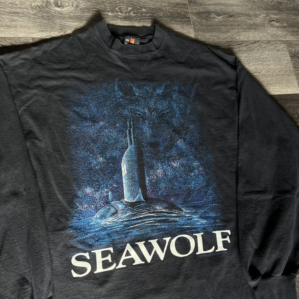 Vintage Vintage 1990s Sea Wolf Westinghouse Submarine Longsleeve Tee Size US XXL / EU 58 / 5 - 2 Thumbnail