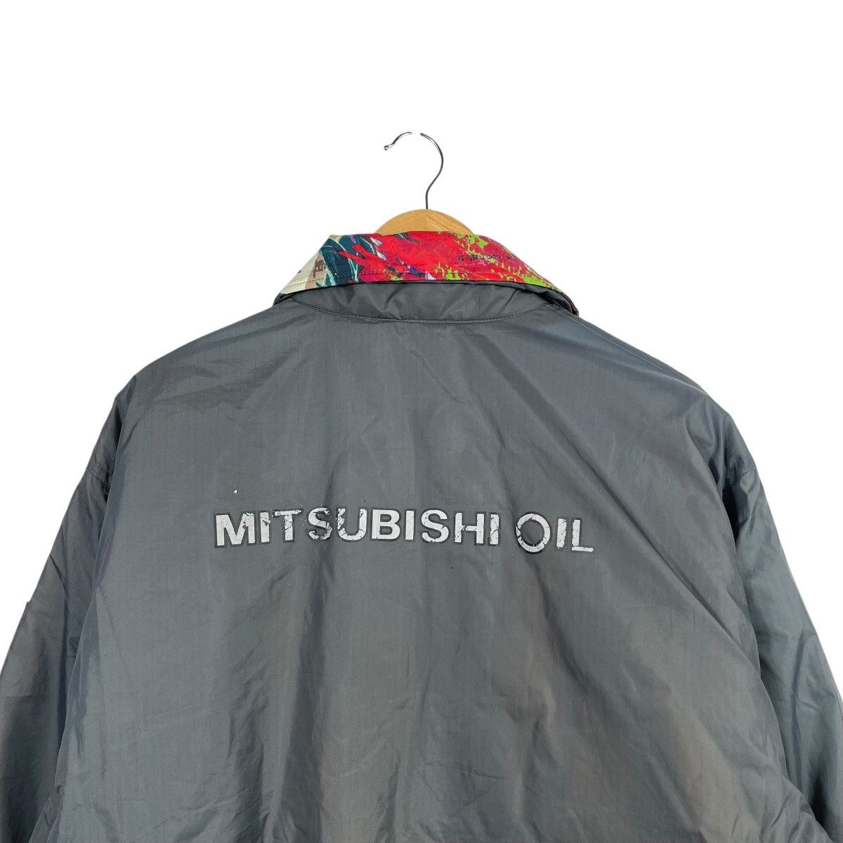 Vintage Vintage Mitsubishi Oil Parrot Graphic Reversible Windbreaker Size US XL / EU 56 / 4 - 7 Thumbnail