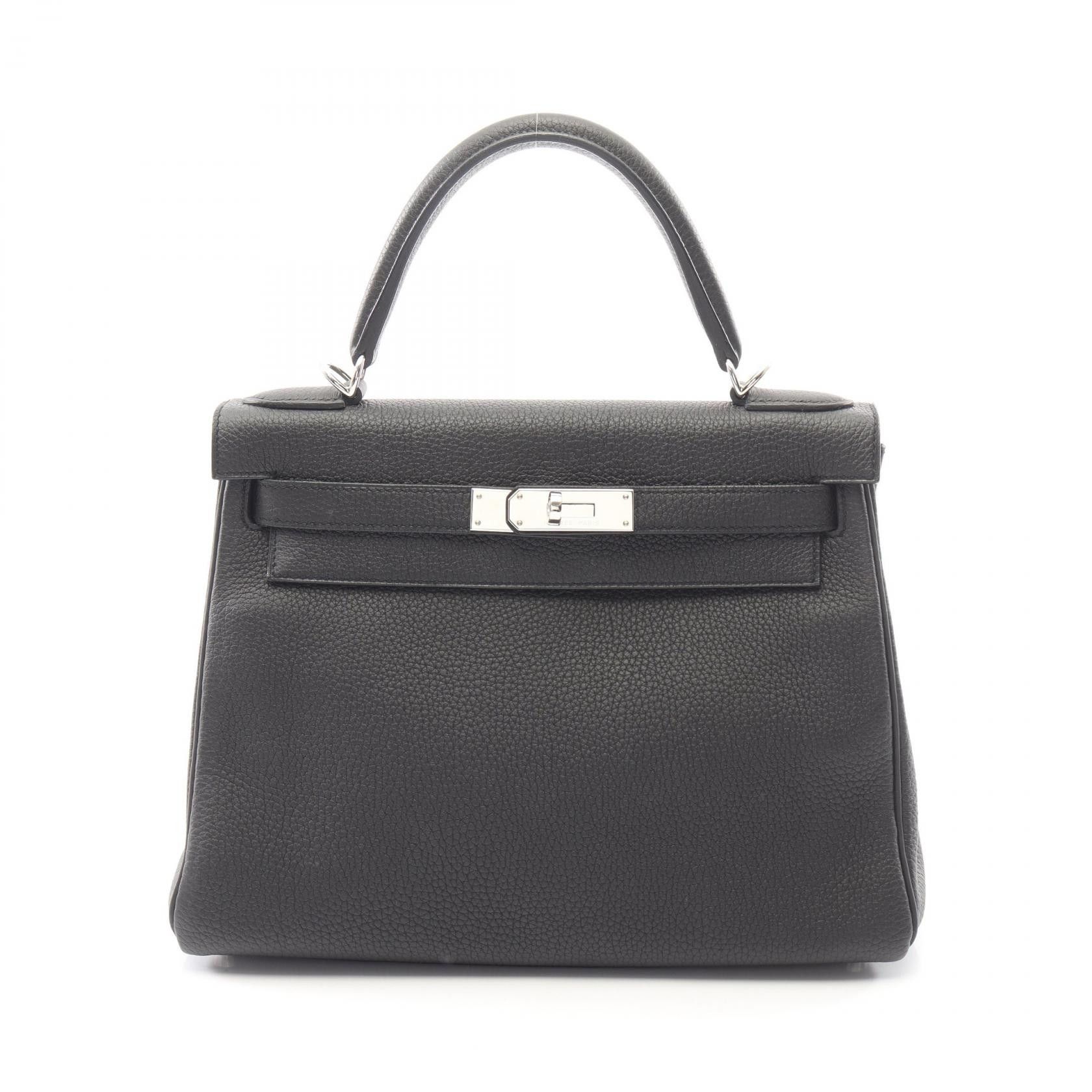 Hermes Hermes Hermes Kelly28 Calfskin Leather Handbag Stamp T (2015) DUTY FREE for USA Size ONE SIZE - 1 Thumbnail