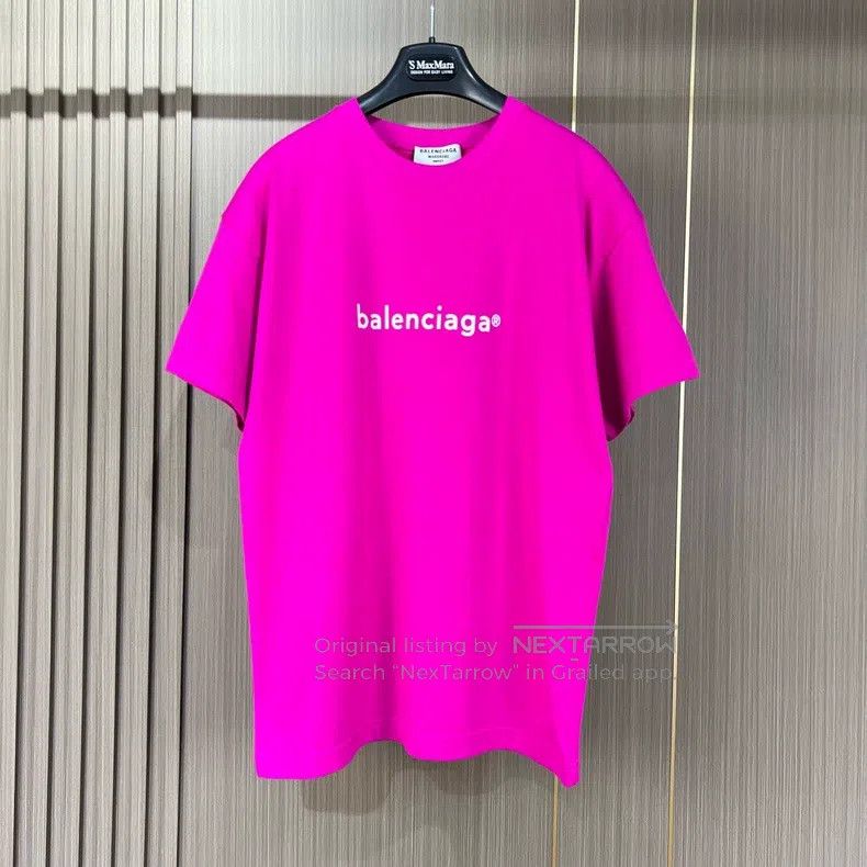 Balenciaga Alphabet Print Short Sleeve