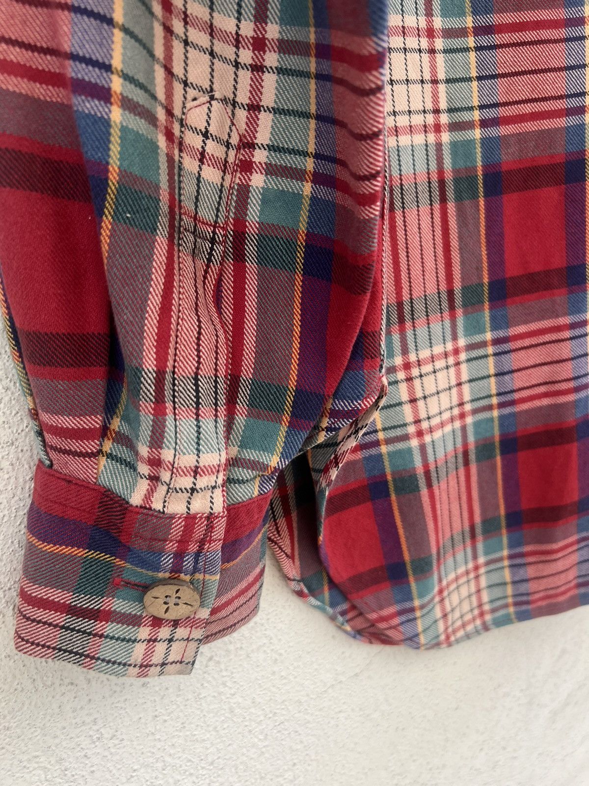 Nicole Club Vintage 90s Nicole Club For Men Plaid Tartan Flannel Shirt Size US L / EU 52-54 / 3 - 18 Thumbnail