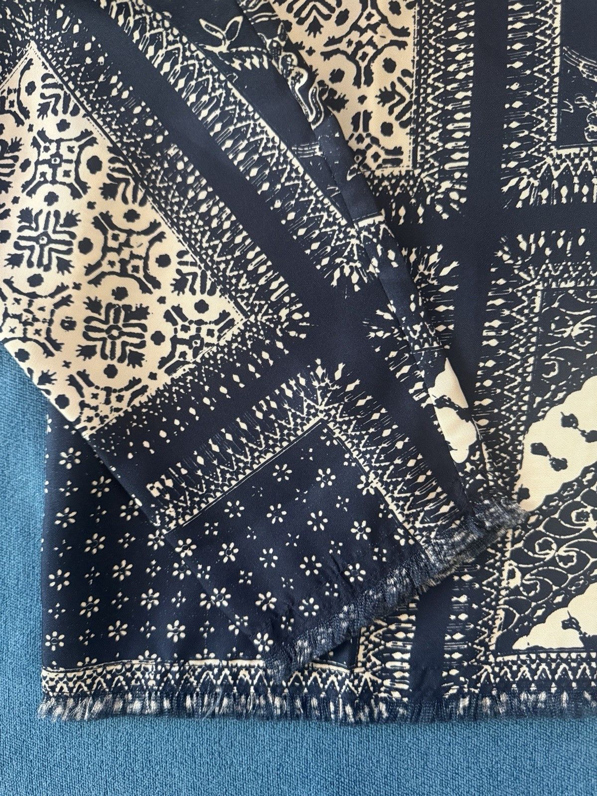 Kith Paisley Silk Twill Boxy Collared Overshirt Vista Size US S / EU 44-46 / 1 - 3 Thumbnail