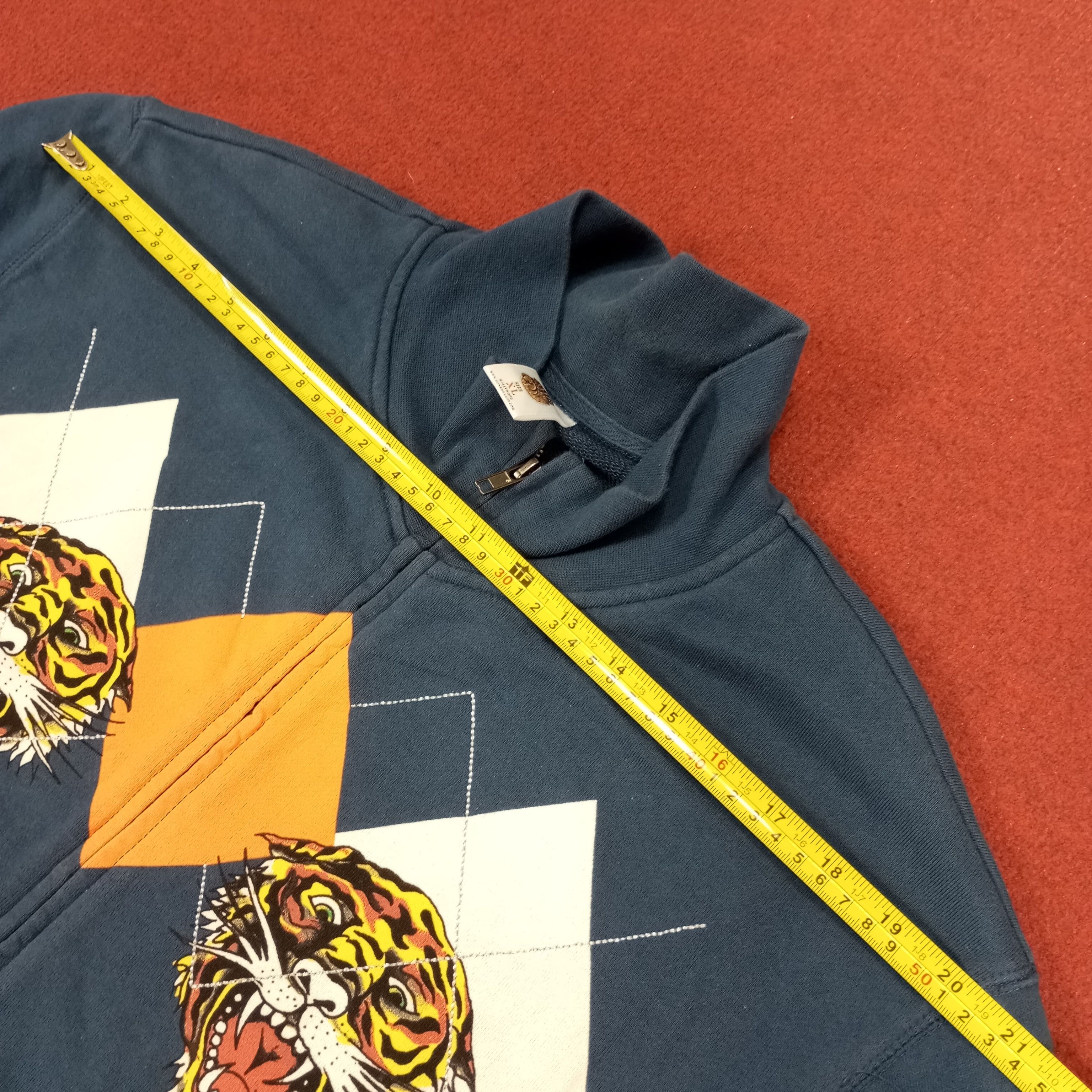Christian Audigier × Ed Hardy × Vintage Ed Hardy Fashion Design Style Zipper Sweatshirt Size US L / EU 52-54 / 3 - 11 Thumbnail