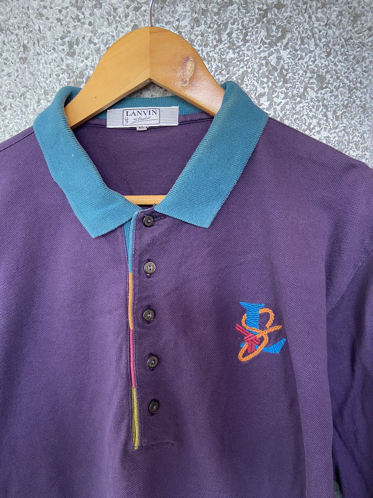 Lanvin Lanvin polo long Sleeve Size US L / EU 52-54 / 3 - 3 Thumbnail