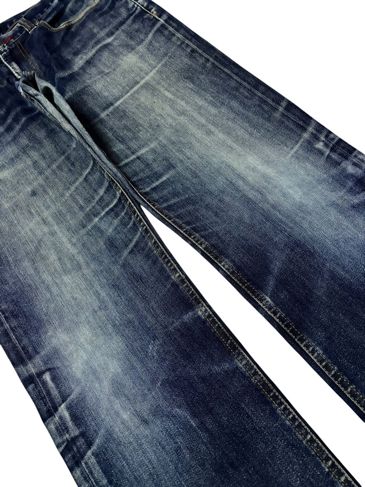 Burberry Vtg Burberry Black Label Selvedge Distressed Jeans Size US 34 / EU 50 - 6 Thumbnail