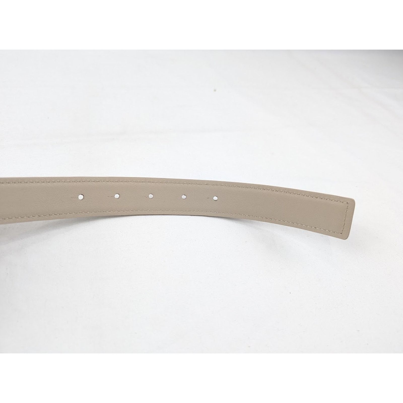 Amiri o1rshd1 Size:95 / MA Belt in Alabaster Size 38 - 6 Thumbnail