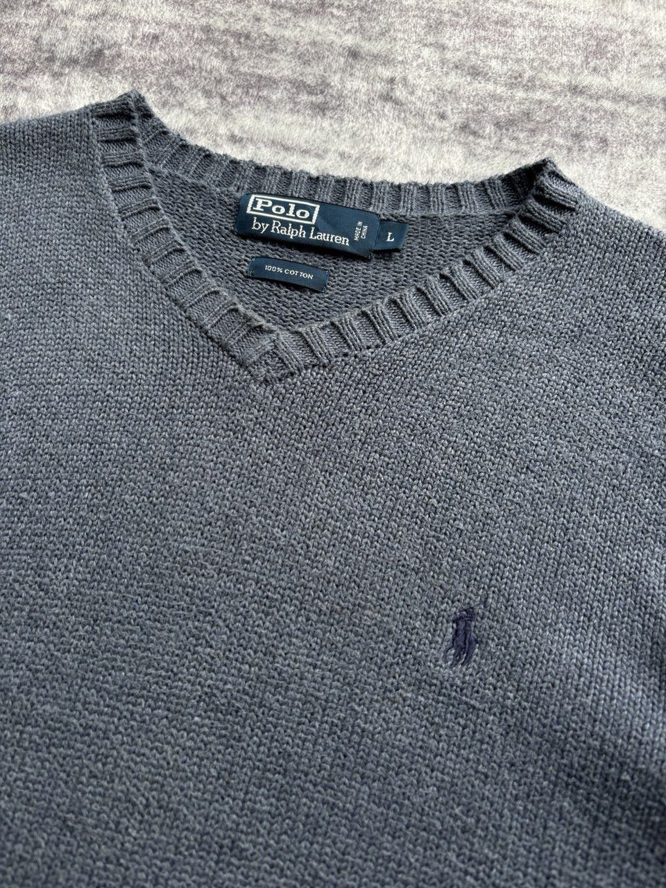 Polo Ralph Lauren Vintage Polo Ralph Lauren 100% cotton Sweater Size US L / EU 52-54 / 3 - 2 Thumbnail