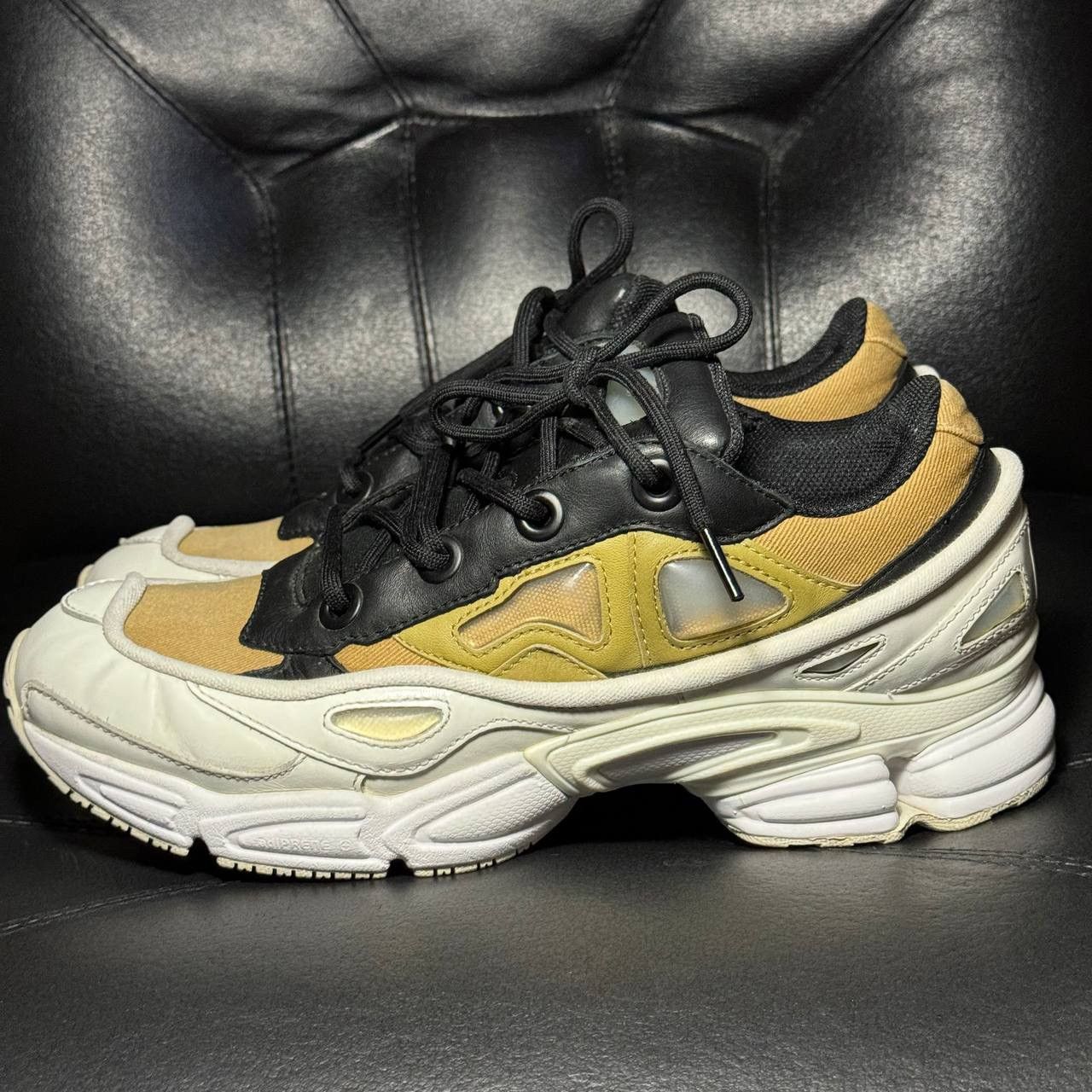 Adidas × Raf Simons 8,5us Adidas Raf Simons Ozweego Cream White khaki Size US 8.5 / EU 41-42 - 3 Thumbnail