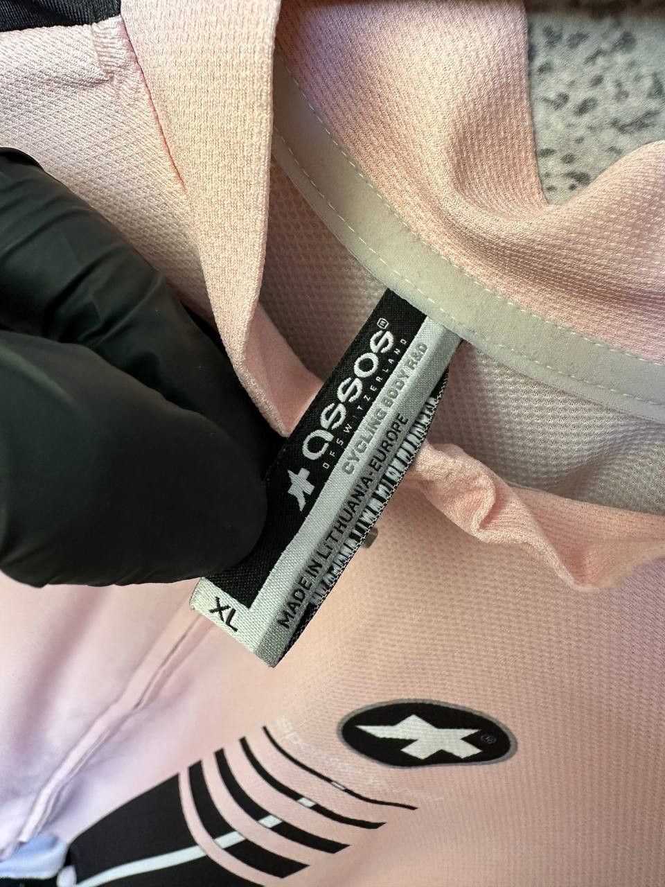 Other Assos Cycling Jersey Pink Black Full Zip Short Sleeve Lady Size XL / US 12-14 / IT 48-50 - 13 Thumbnail