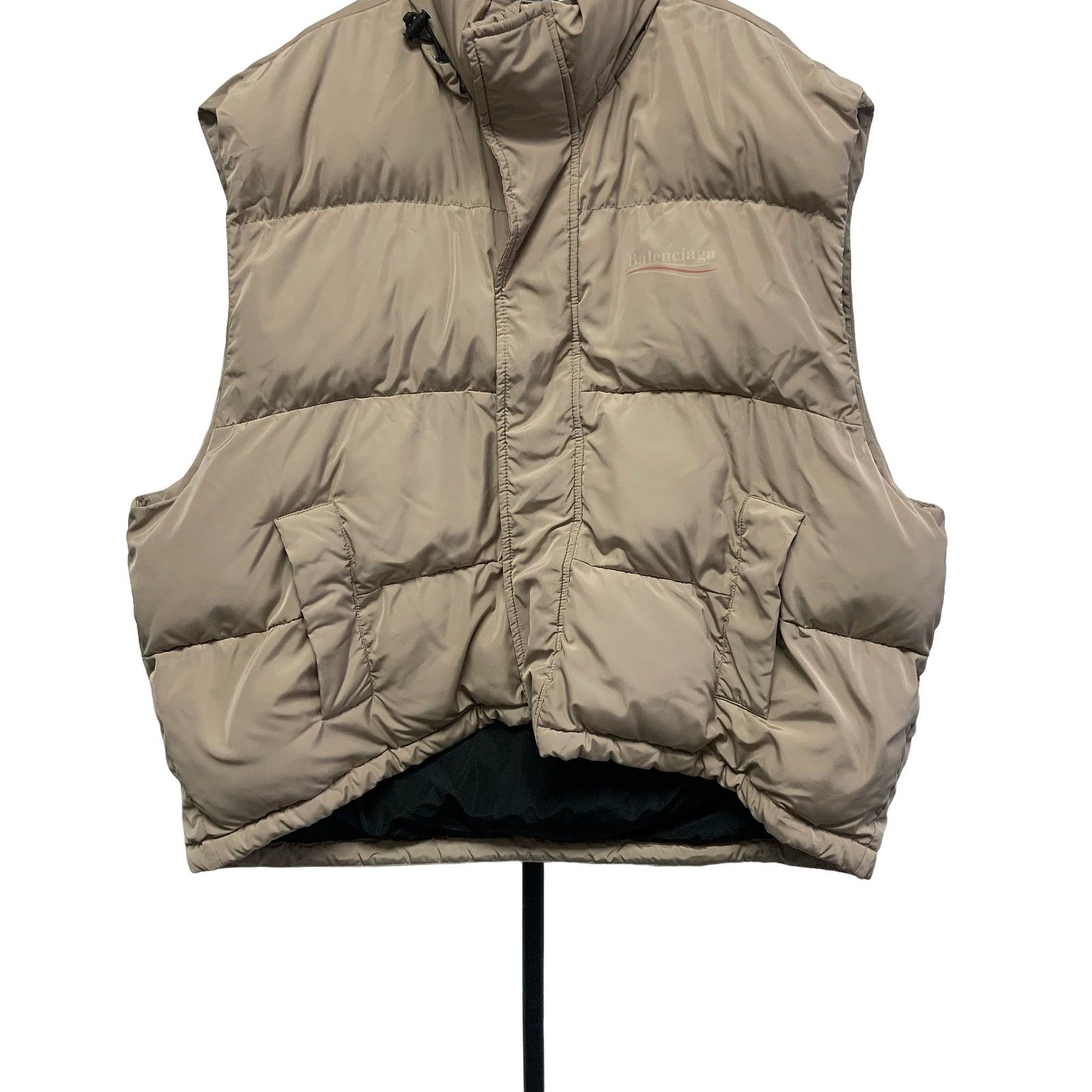 Balenciaga Balenciaga C Shaped Quilted Navy Blue Puffer Vest