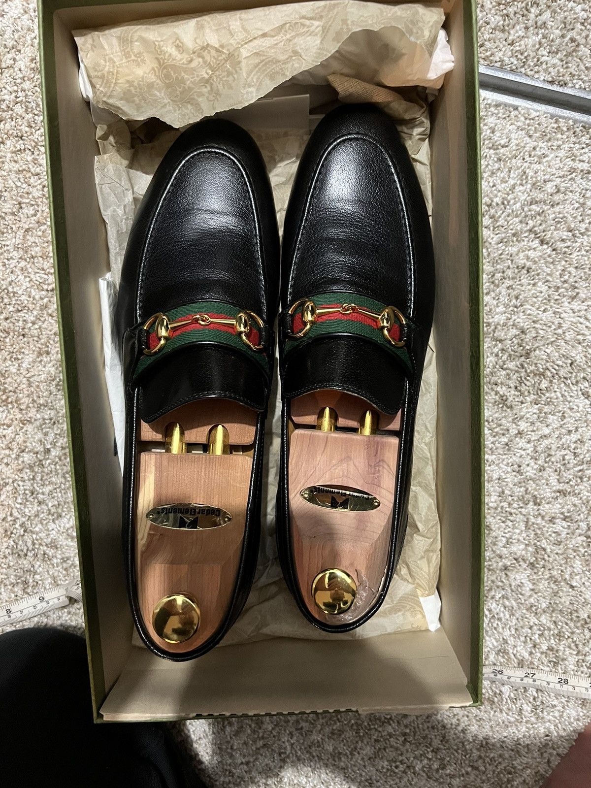 Gucci GUCCI Leather Loafers - Sz. UK9/US10/IT43 Size US 10 / EU 43 - 10 Thumbnail