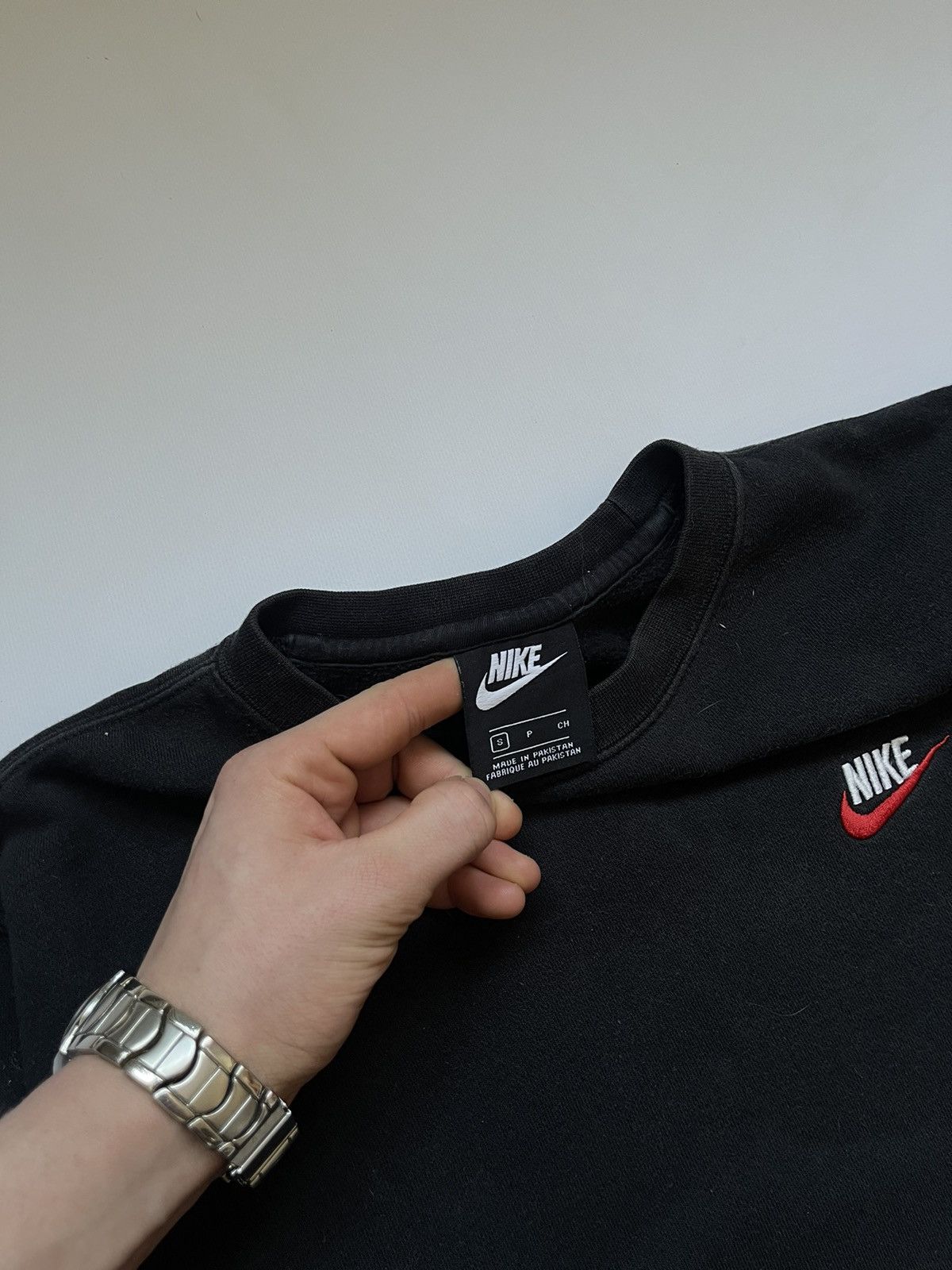 Nike × Vintage Vintage Nike Sweatshirt Y2k Style Swoosh Size US M / EU 48-50 / 2 - 6 Thumbnail
