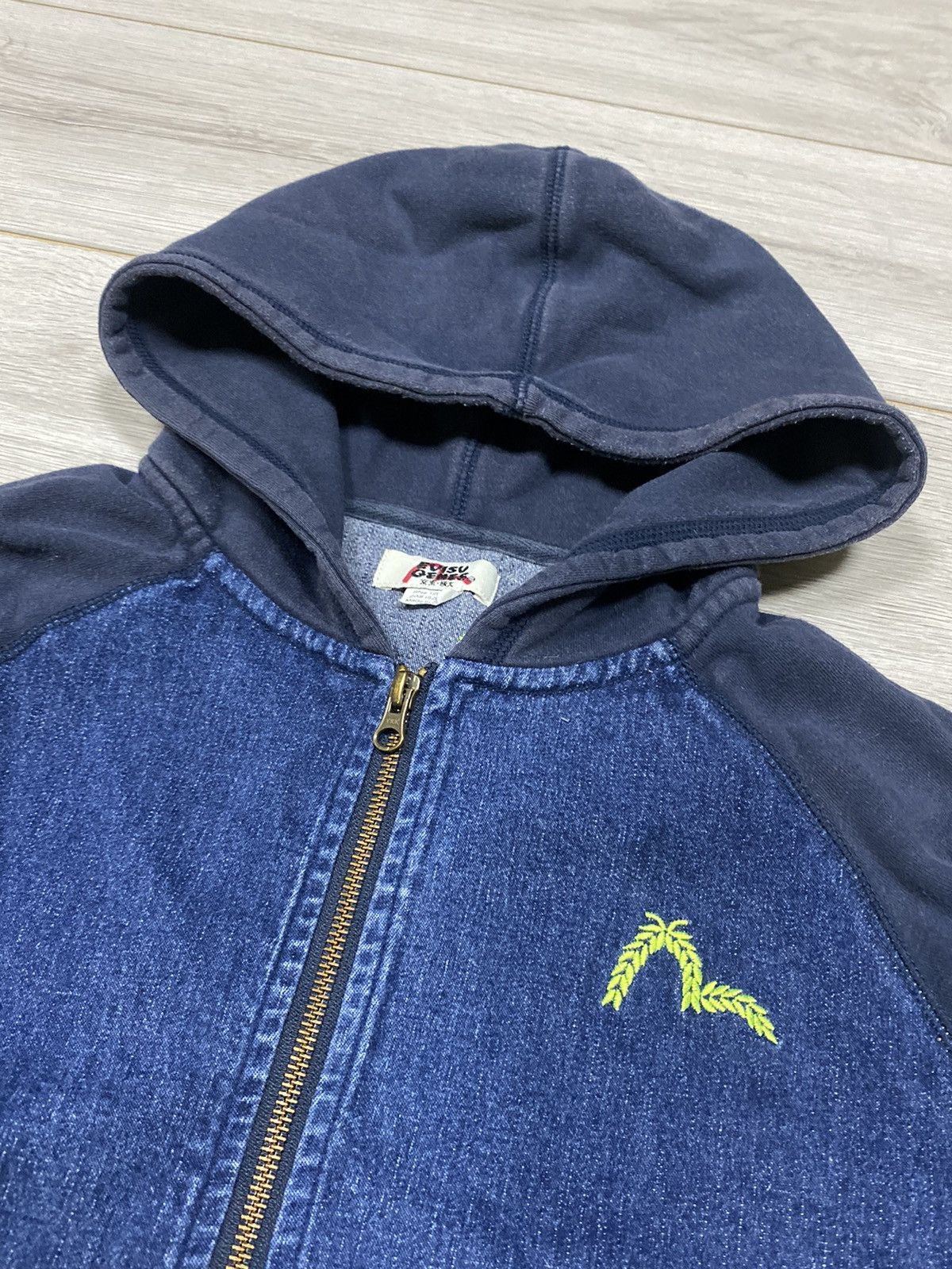 Evisu Evisu RARE vintage denim big seagull hoodie Size US M / EU 48-50 / 2 - 6 Thumbnail