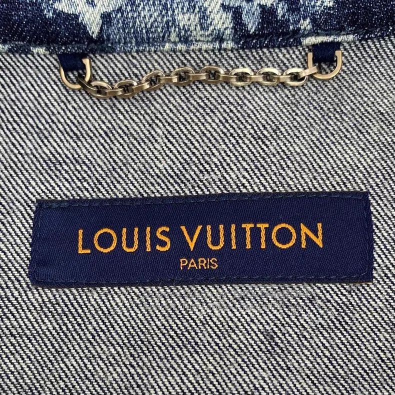 Louis Vuitton Louis Vuitton Dark blue tie-dye logo presbyopic full print Size US L / EU 52-54 / 3 - 5 Thumbnail