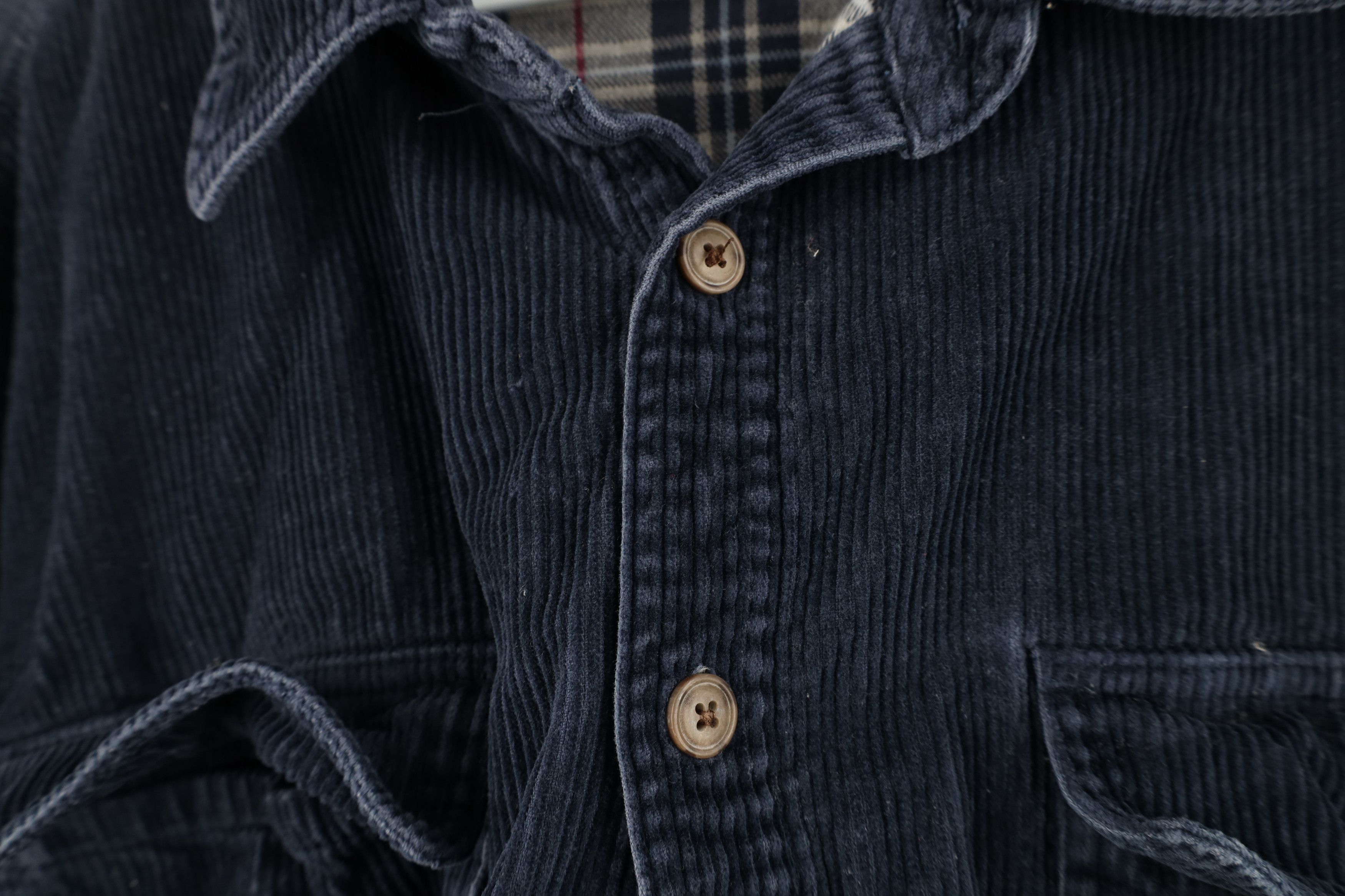 Vintage Vintage 90s Streetwear Lined Corduroy Shirt Jacket Jac Size US XL / EU 56 / 4 - 6 Thumbnail