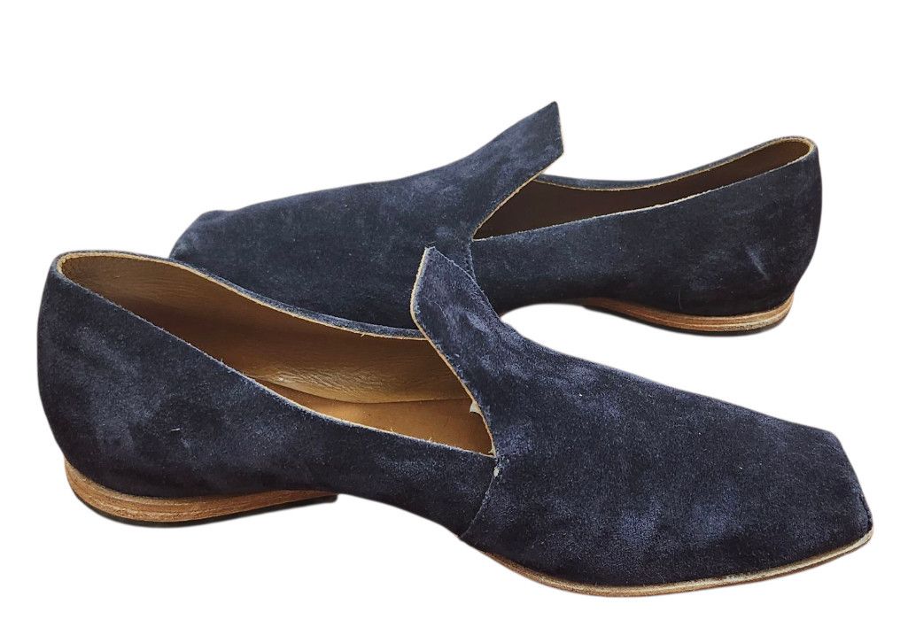 Other Cliff Dweller Suede Flats Navy Blue Minimalist Handmade 39 Size US 9 / IT 39 - 6 Thumbnail