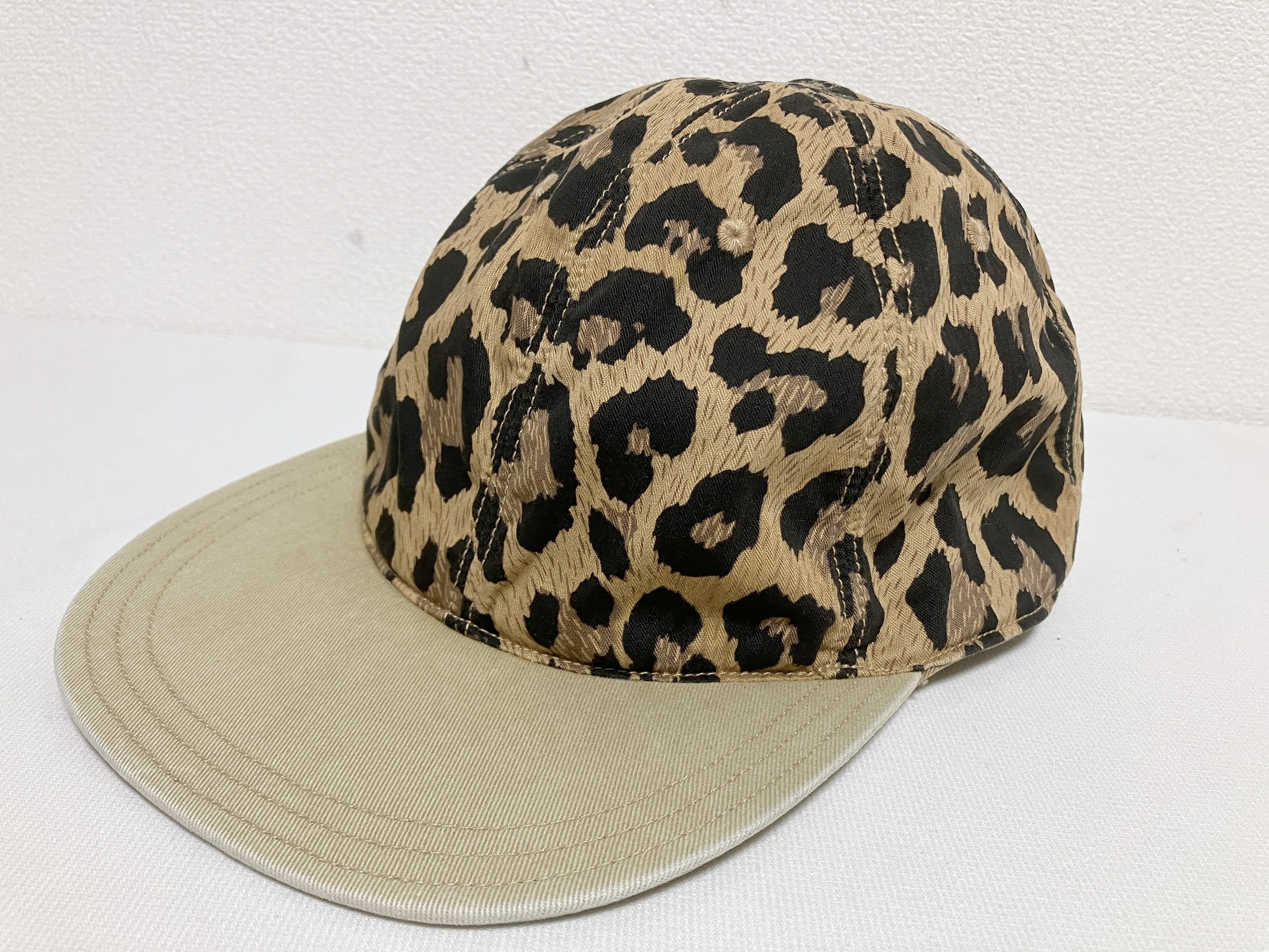 Kapital Kapital Cotton Herringbone Leopard Pattern baseball cap hat Size ONE SIZE - 9 Thumbnail