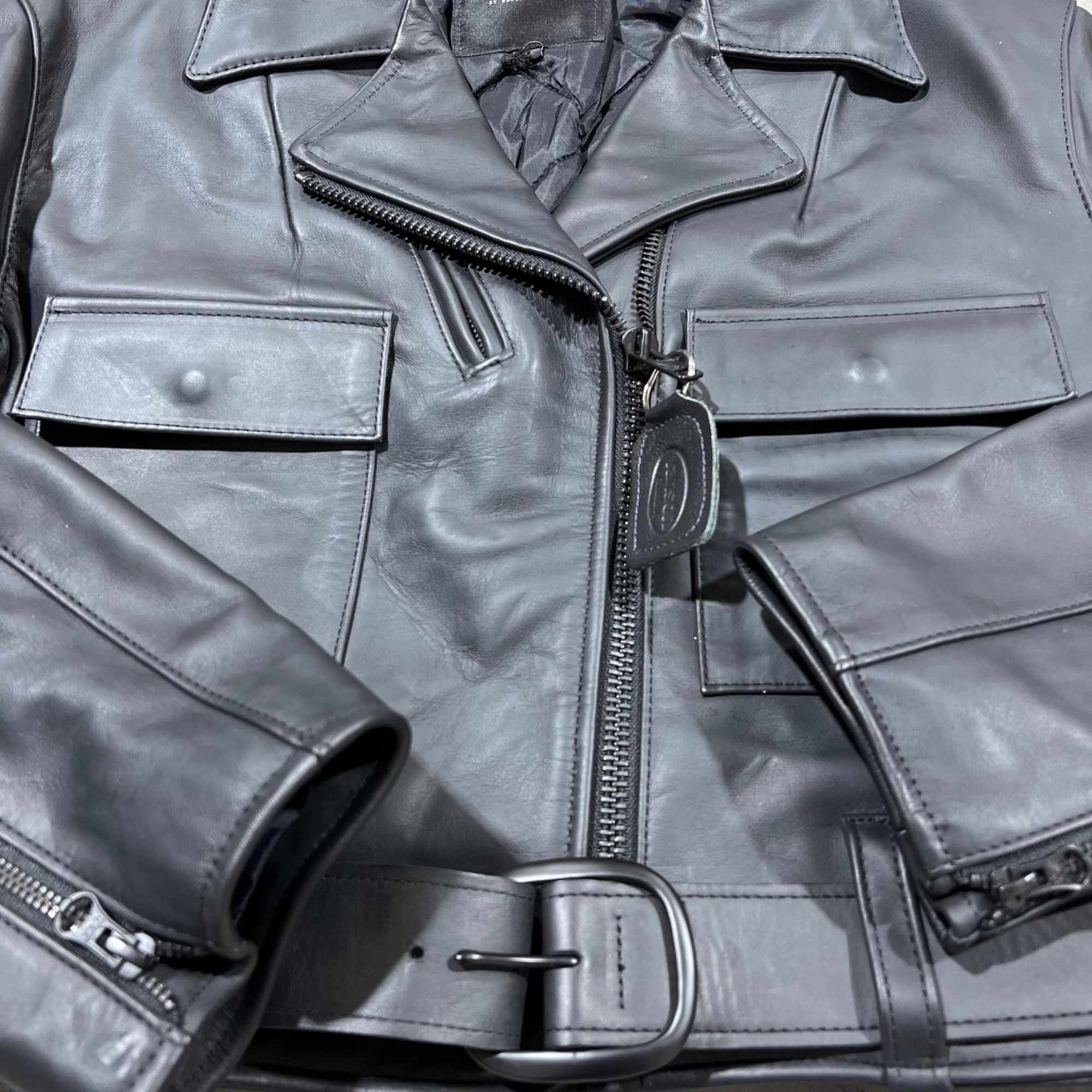 Harley Davidson $895 HARLEY DAVIDSON WOMEN CROPPED CLASSIC LEATHER JACKET M Size M / US 6-8 / IT 42-44 - 7 Thumbnail