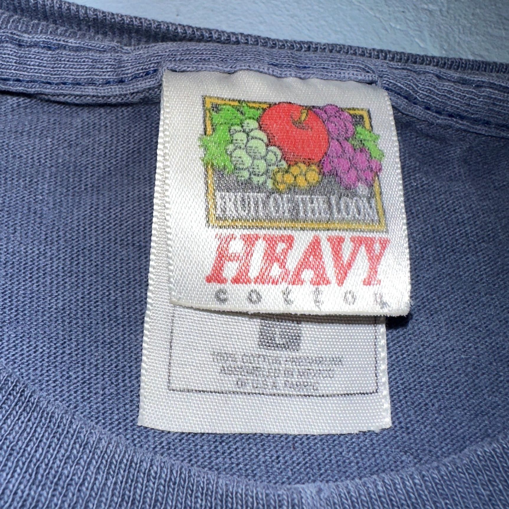 Fruit Of The Loom VINTAGE Friends 90s Promo T Shirt TV Show Logo Fruit of the Loom Men L Blue Crew Neck Short Sleeve Sitcom Graphic Print 90s Theme Size US L / EU 52-54 / 3 - 3 Thumbnail