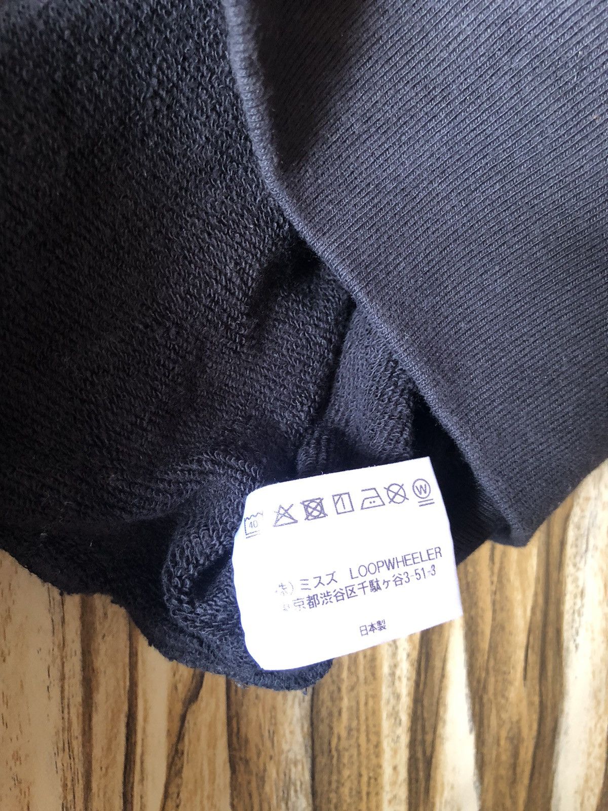 Loopwheeler Loopwheleers Japan black hoodies thick cotton kanye Size US L / EU 52-54 / 3 - 9 Thumbnail