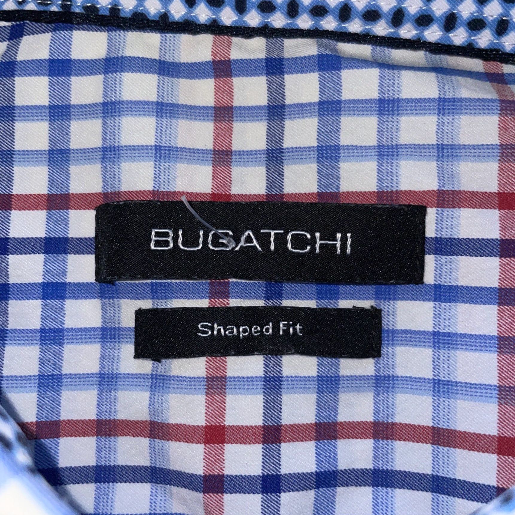 BUGATCHI Bugatchi Shaped Fit Plaid Button-Up Shirt Mens M Multicolor Long Sleeve Button-Up Shirt Mens M Size US M / EU 48-50 / 2 - 3 Thumbnail