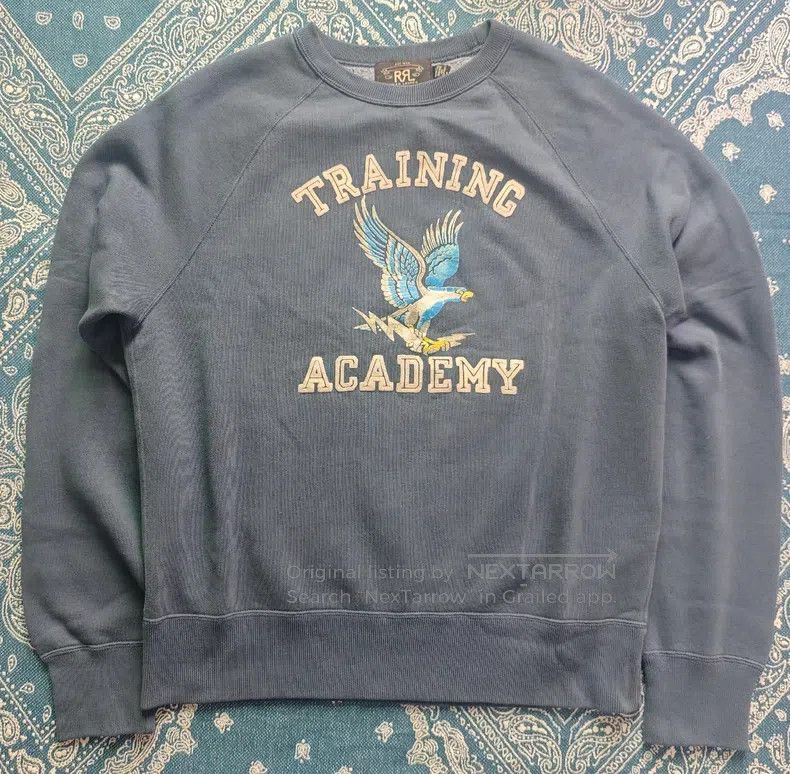 RRL Ralph Lauren RRL Ralph Lauren Classic Eagle Fleece Warm Sweatshirt Size US M / EU 48-50 / 2 - 1 Thumbnail
