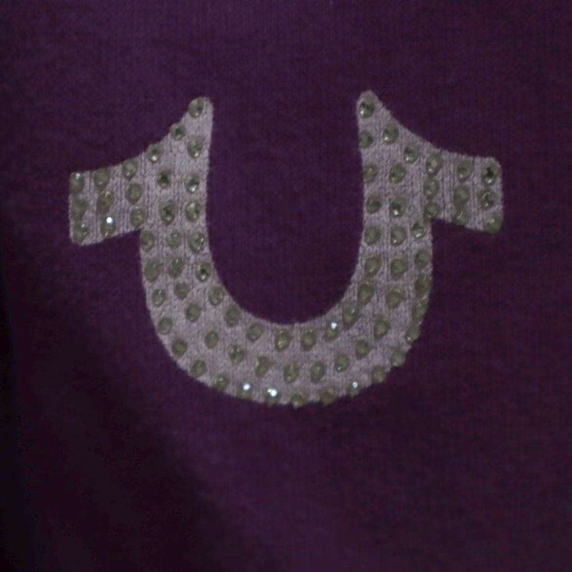 True Religion True Religion Crystal Horseshoe Jogger Cargo Pants Magenta Women's XL Size 40" / US 18 - 8 Thumbnail