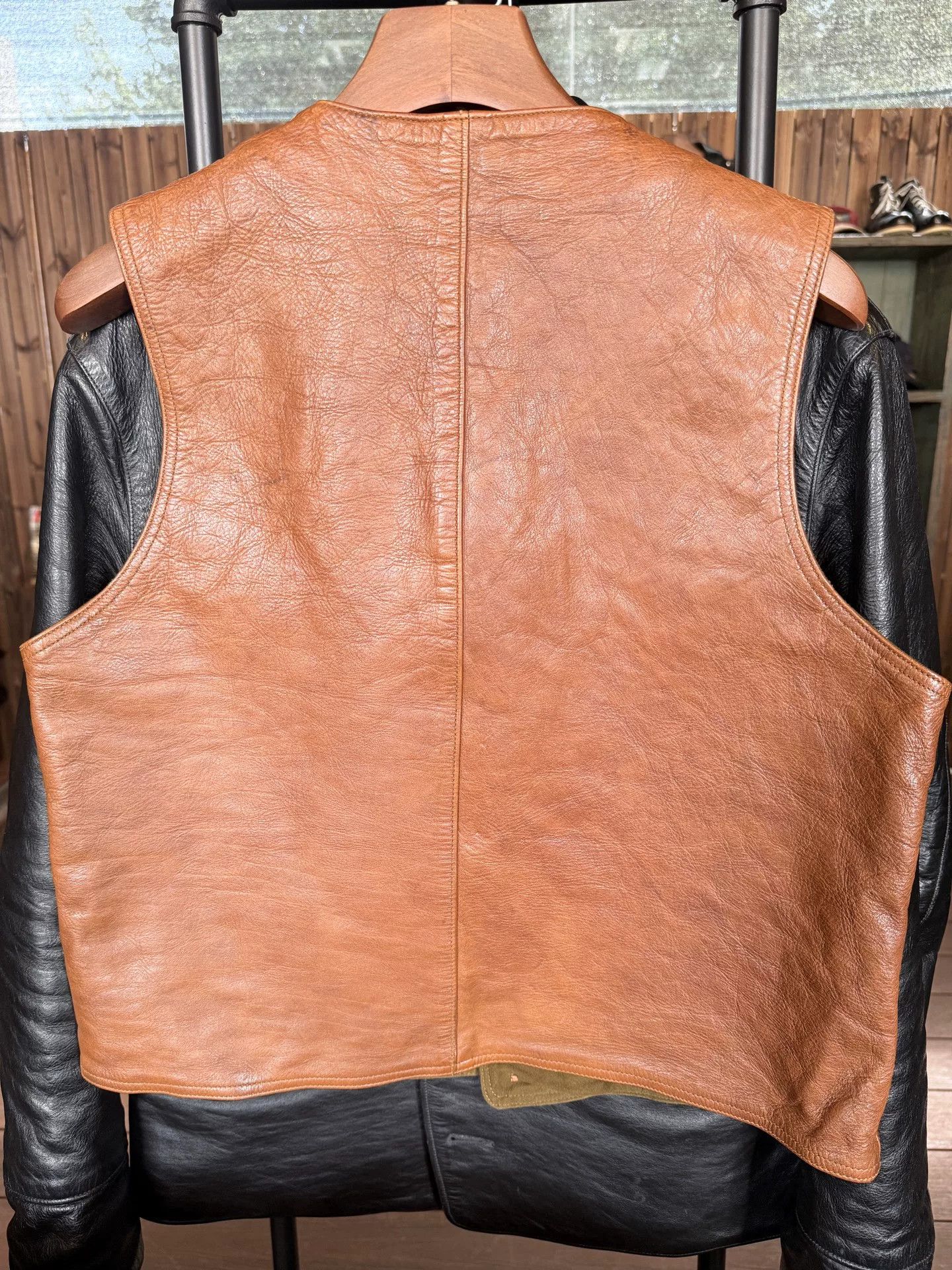 Freewheelers Freewheelers Horsehide Vest Size 40 Size US XXS / EU 40 - 2 Thumbnail