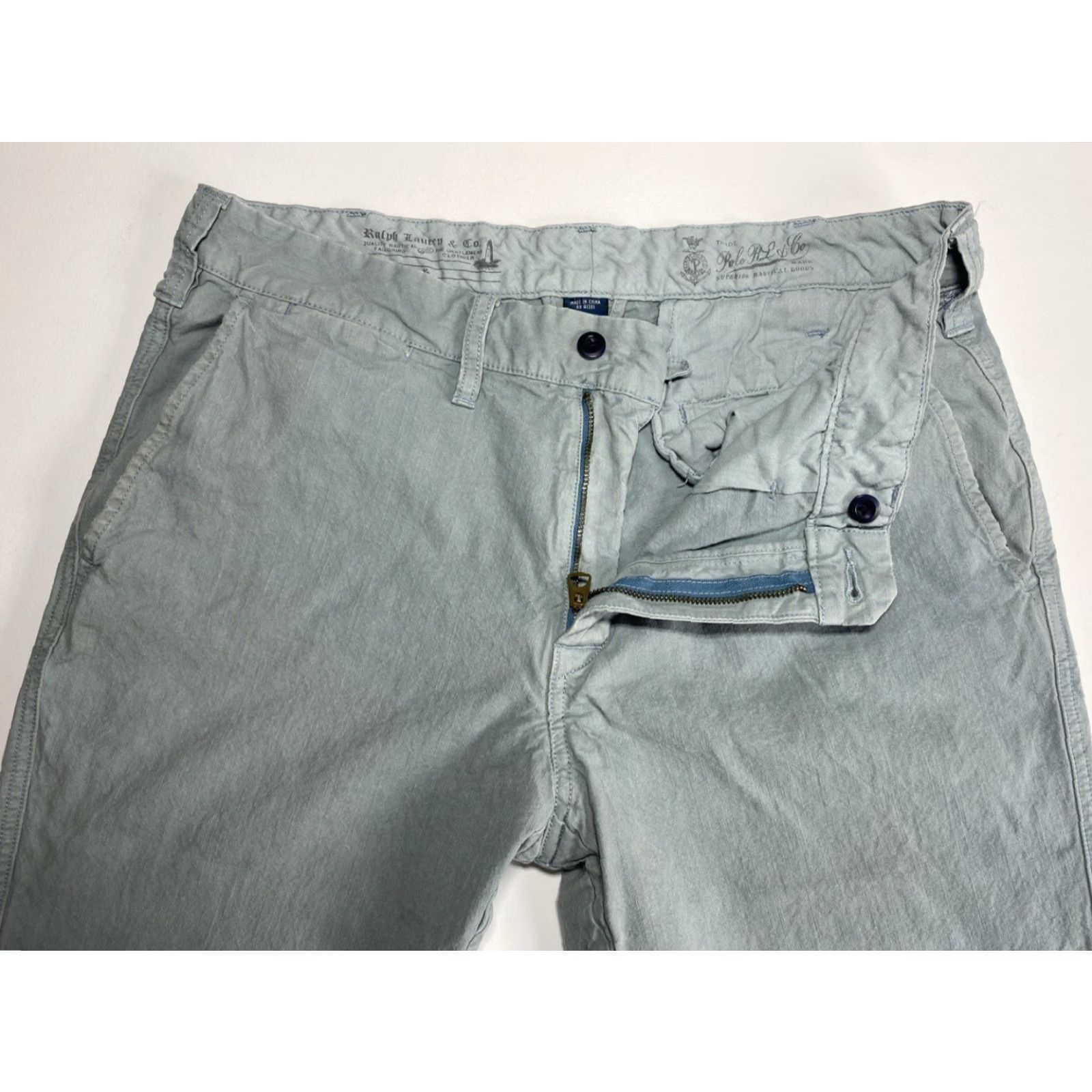Polo Ralph Lauren Polo Ralph Lauren Men’s Chino Pants Slim Fit 34x30 Blue Size US S / EU 44-46 / 1 - 4 Thumbnail