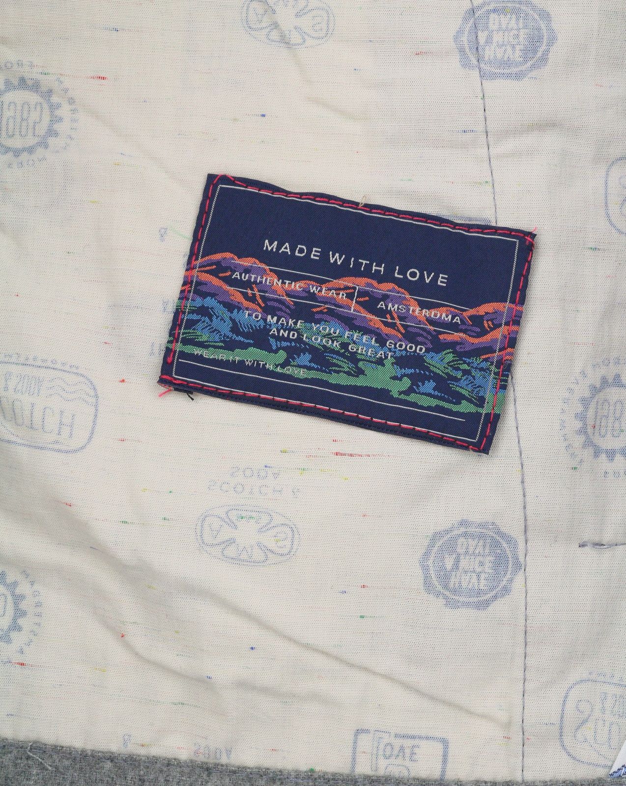 Scotch & Soda S Grey Melange Lightweight Jacket 88543 Size US S / EU 44-46 / 1 - 6 Thumbnail