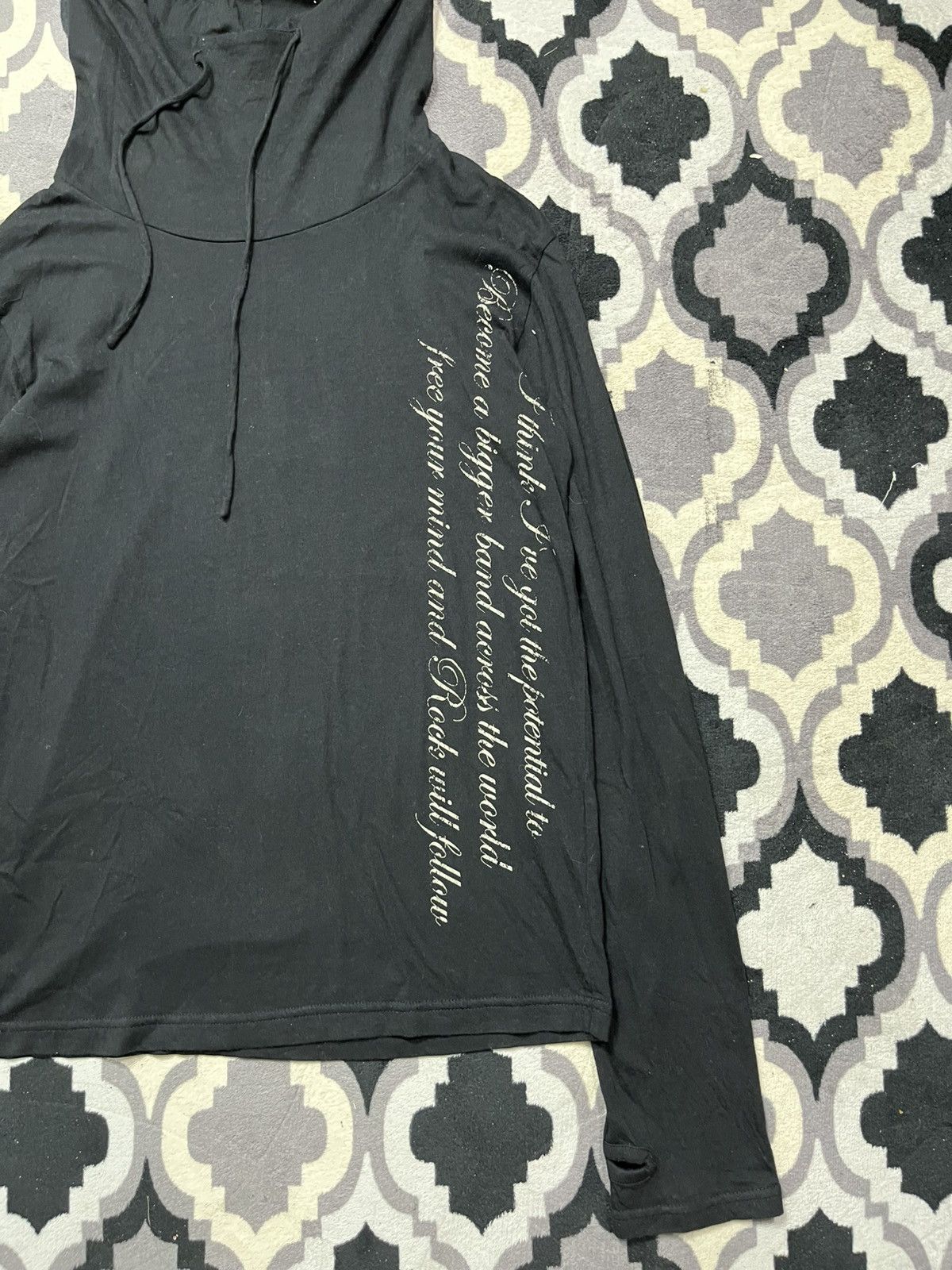 Le Grande Bleu (L.G.B.) Edge rupert poem ninja hoodie Size US M / EU 48-50 / 2 - 2 Thumbnail