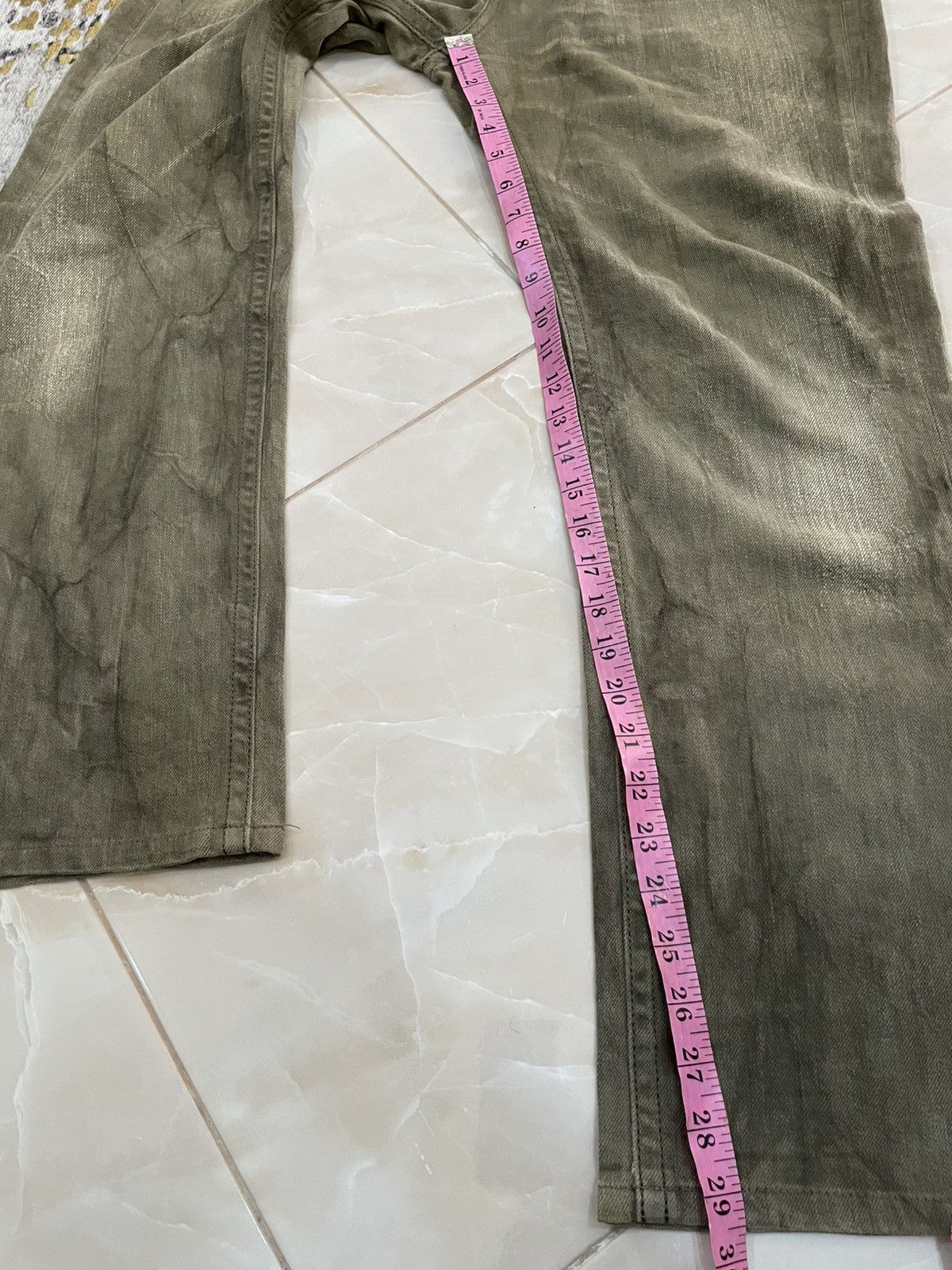 Japanese Brand RARE Genoese Tante Cose Boune A Tutti Faded Jeans Size US 34 / EU 50 - 8 Thumbnail