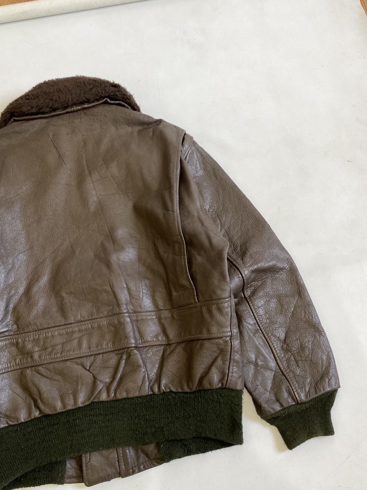 Schott Vtg 60s Schott NYC G-1 Flight Jacket Cowhide Leather 🇺🇸 Size US L / EU 52-54 / 3 - 12 Thumbnail