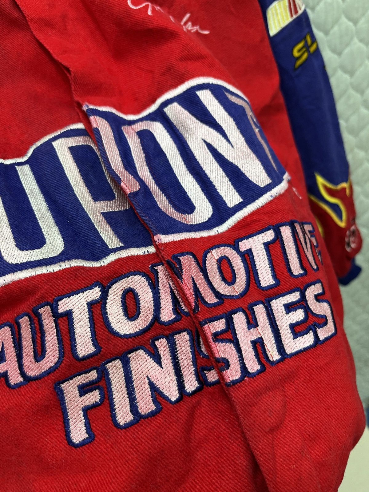 Jeff Hamilton 🔥🔥🔥STEALS JEFF HAMILTON NASCAR JACKET Size US L / EU 52-54 / 3 - 21 Thumbnail