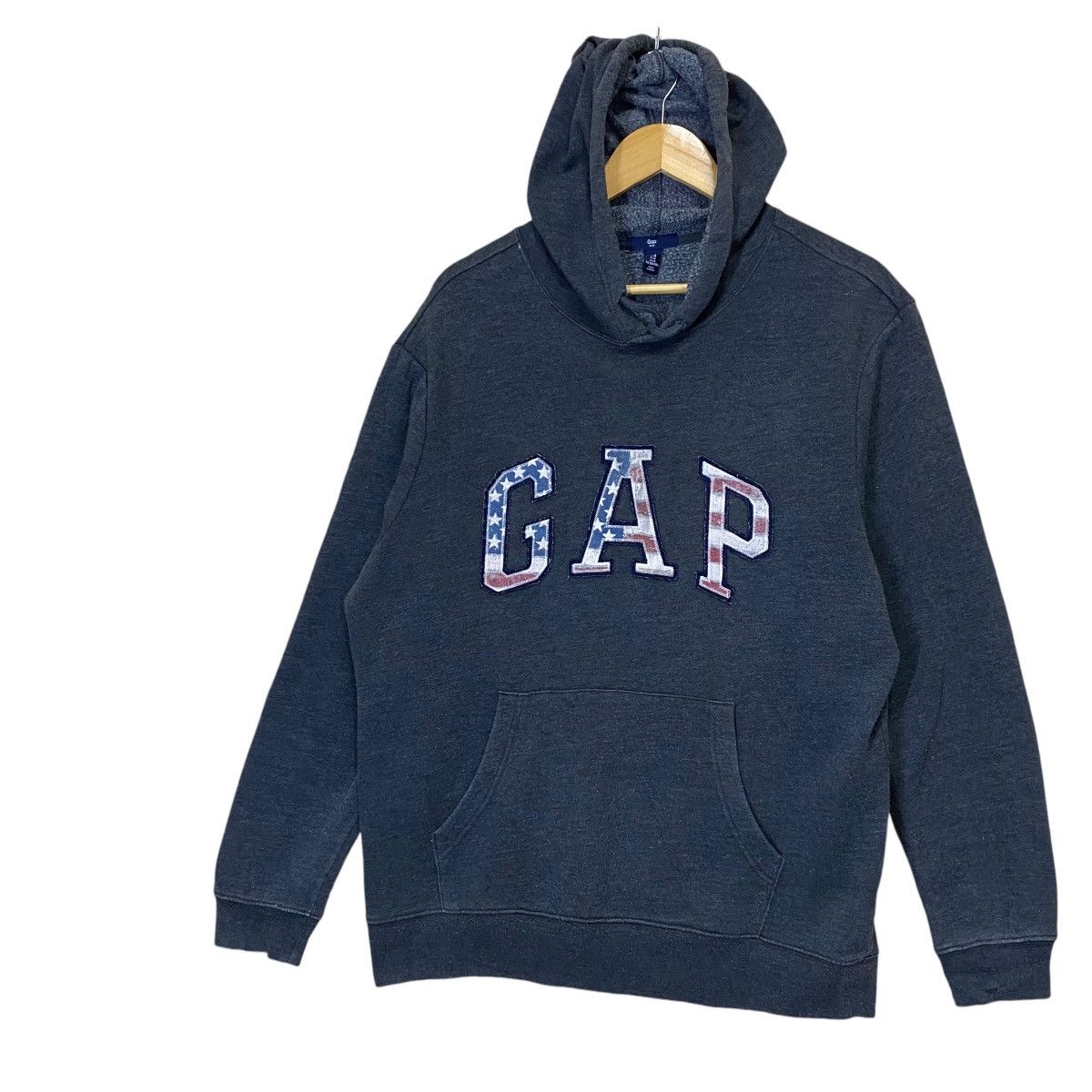 Vintage GAP BIG LOGO HOODIE Size US L / EU 52-54 / 3 - 3 Thumbnail