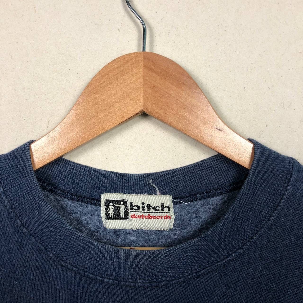 Vintage 90s Bitch Skateboards Stripe Sweatshirt Jumper