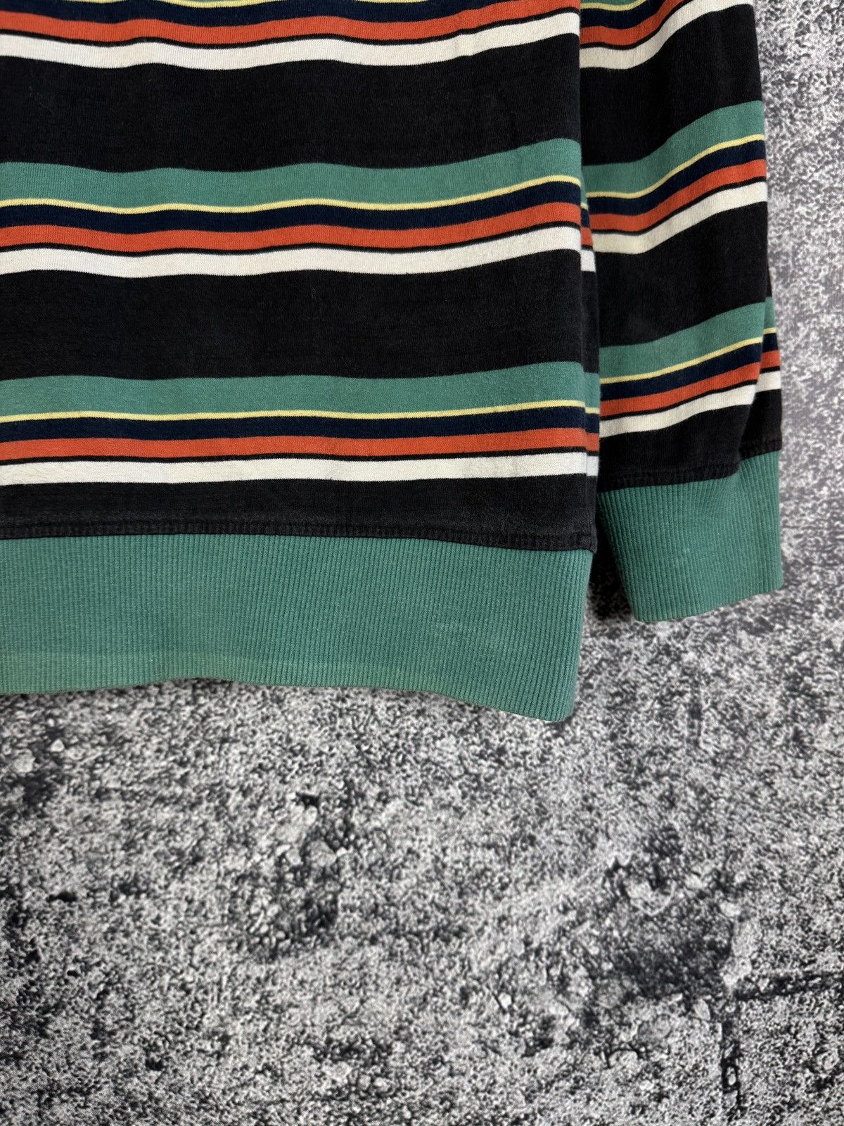 Guess Vintage Guess Striped Light Sweatshirt Premium Cotton Size US S / EU 44-46 / 1 - 15 Thumbnail