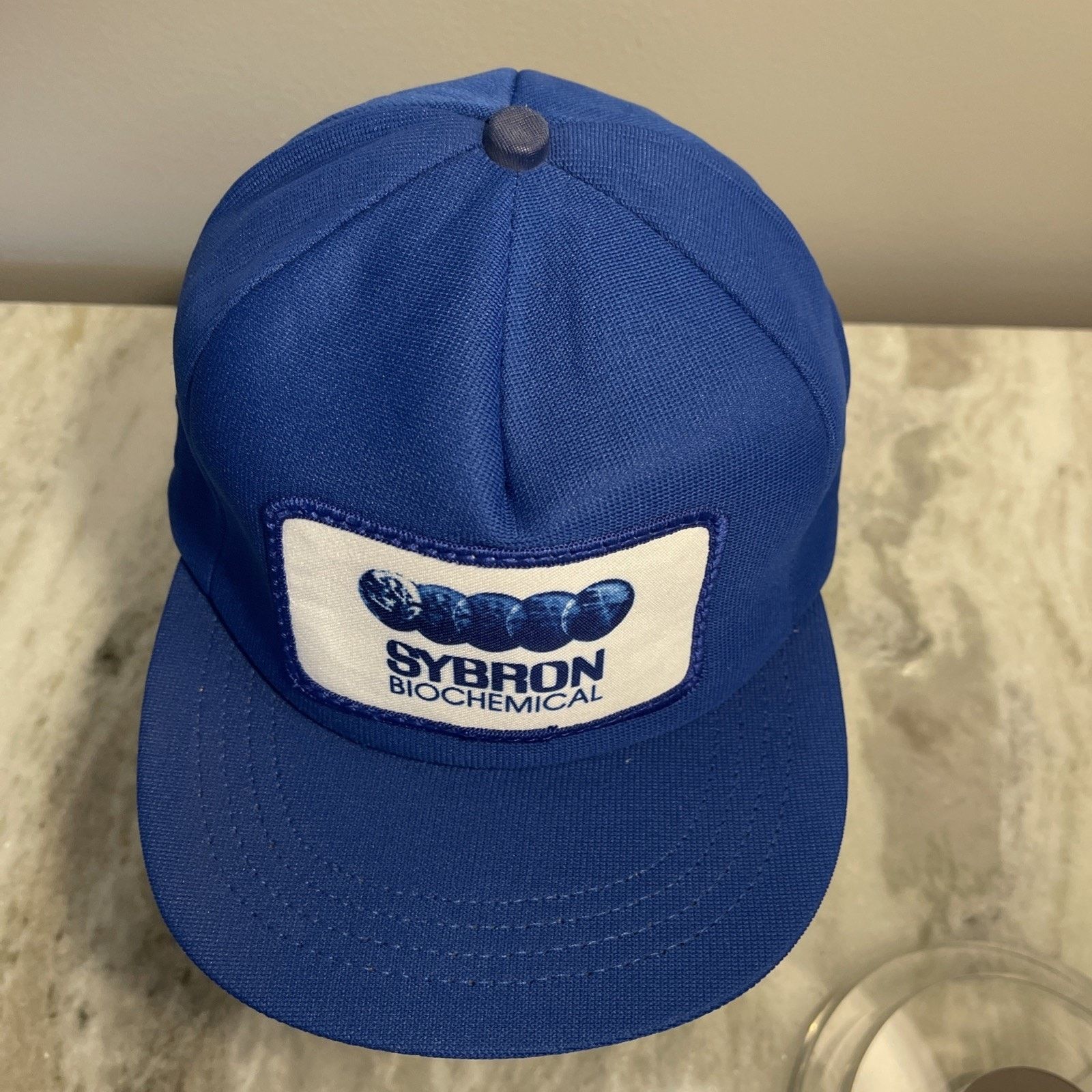 Vintage Unisex Adj Strapback Sybron BioChem Patch Spellout Hat Vtg Size ONE SIZE - 4 Thumbnail