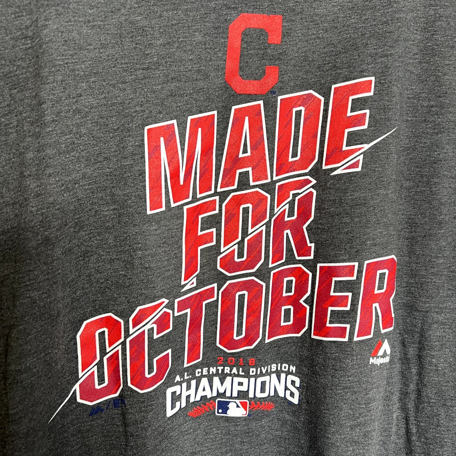 Majestic Majestic MLB Cleveland Guardians Baseball Post Season Shirt Size US XL / EU 56 / 4 - 2 Thumbnail