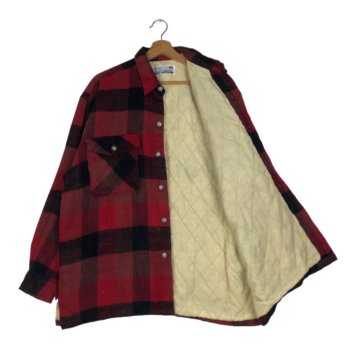 Japanese Brand 🔥Vintage Alaskan Woodman Shirt Jacket Wool Tartan Design Size US M / EU 48-50 / 2 - 11 Thumbnail