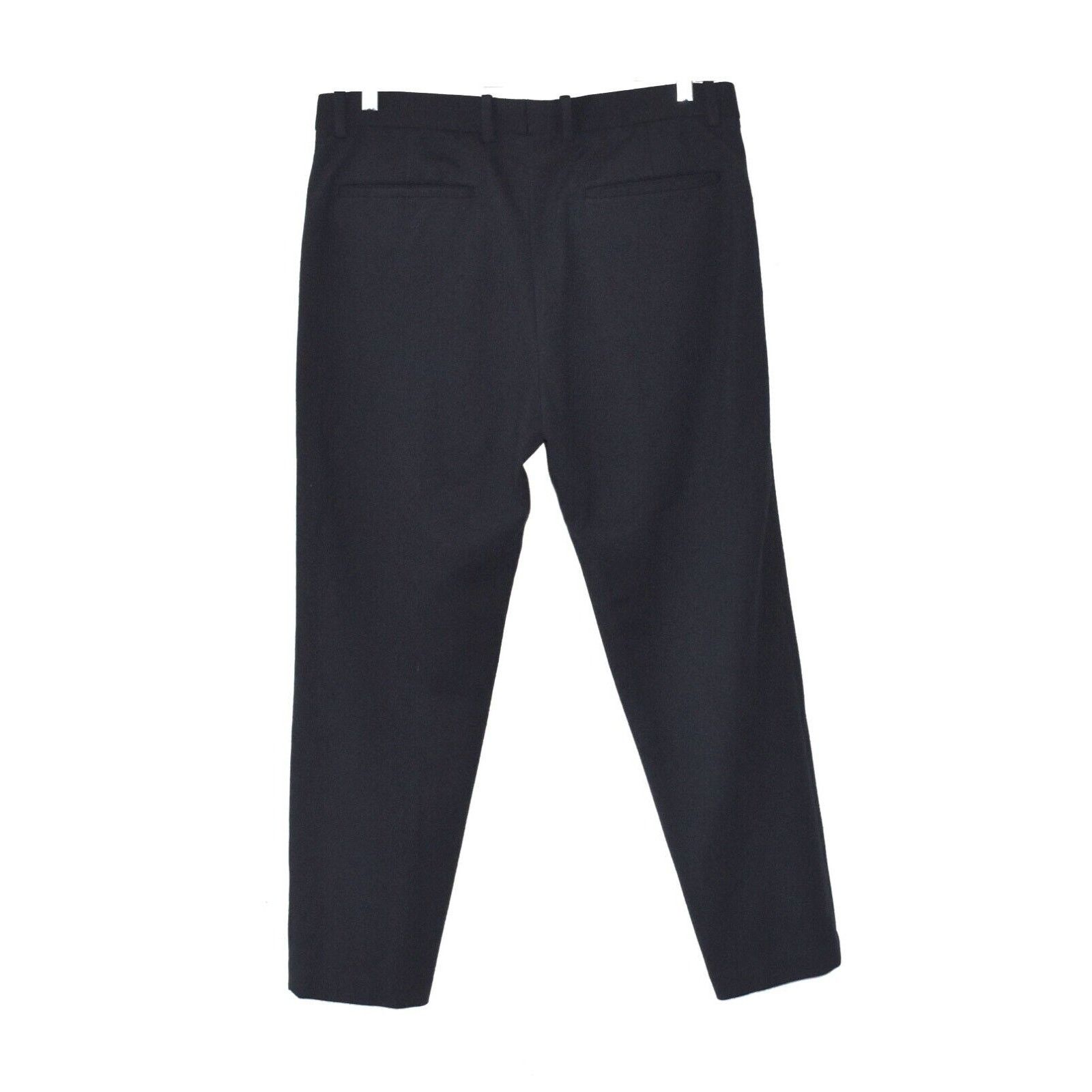 Theory THEORY Navy Stretchy Wool Blend Slim Leg Trouser Pants Sz 34 Size US 34 / EU 50 - 2 Thumbnail