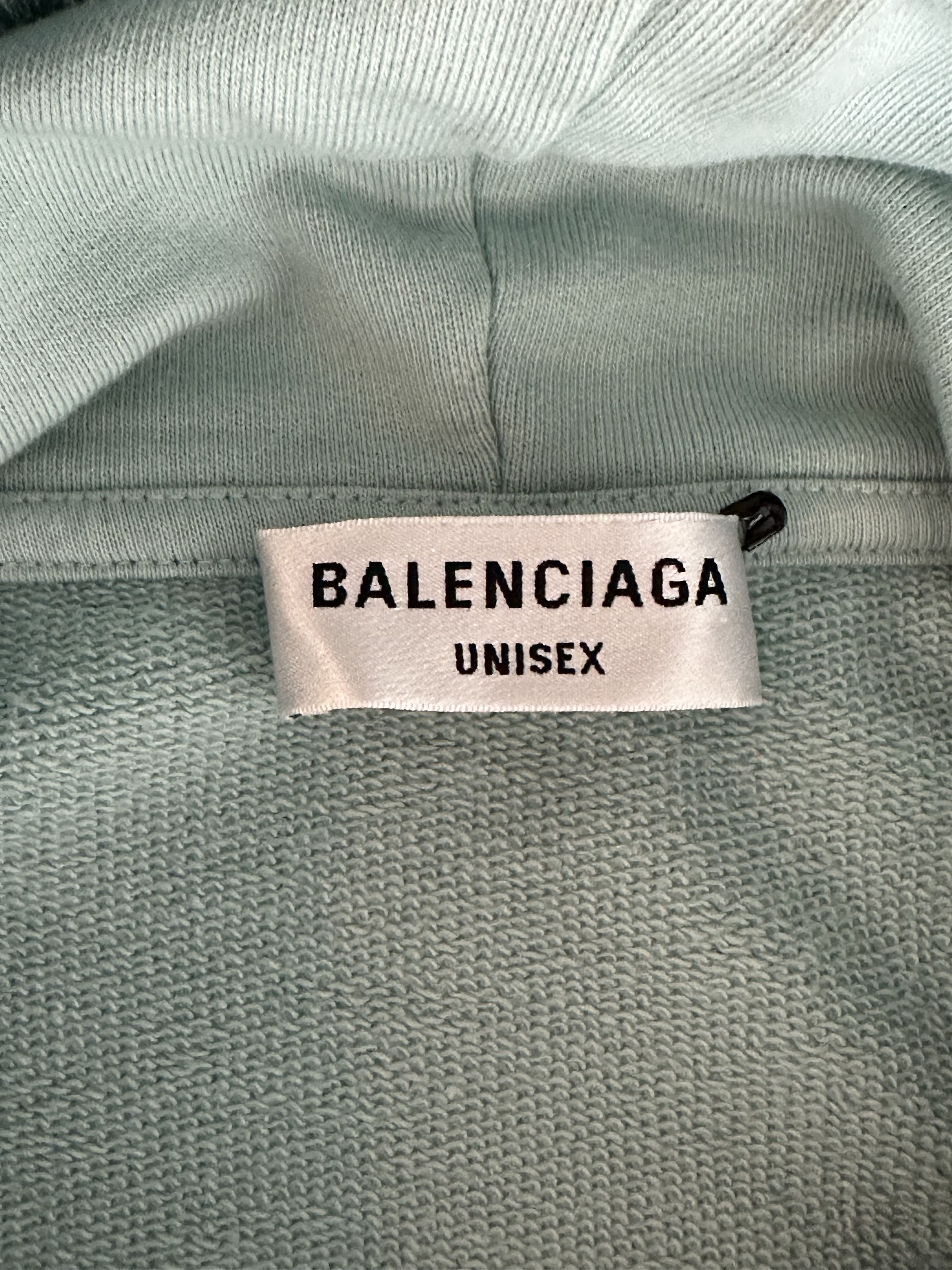 Balenciaga Balenciaga Blue Embroidered BB Icon Logos Hoodie Size US XXL / EU 58 / 5 - 3 Thumbnail