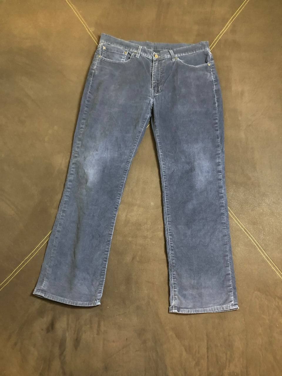 Levi's VINTAGE Levis 514 Pants Mens Corduroy Slim fit pants Size US 36 / EU 52 - 1 Thumbnail