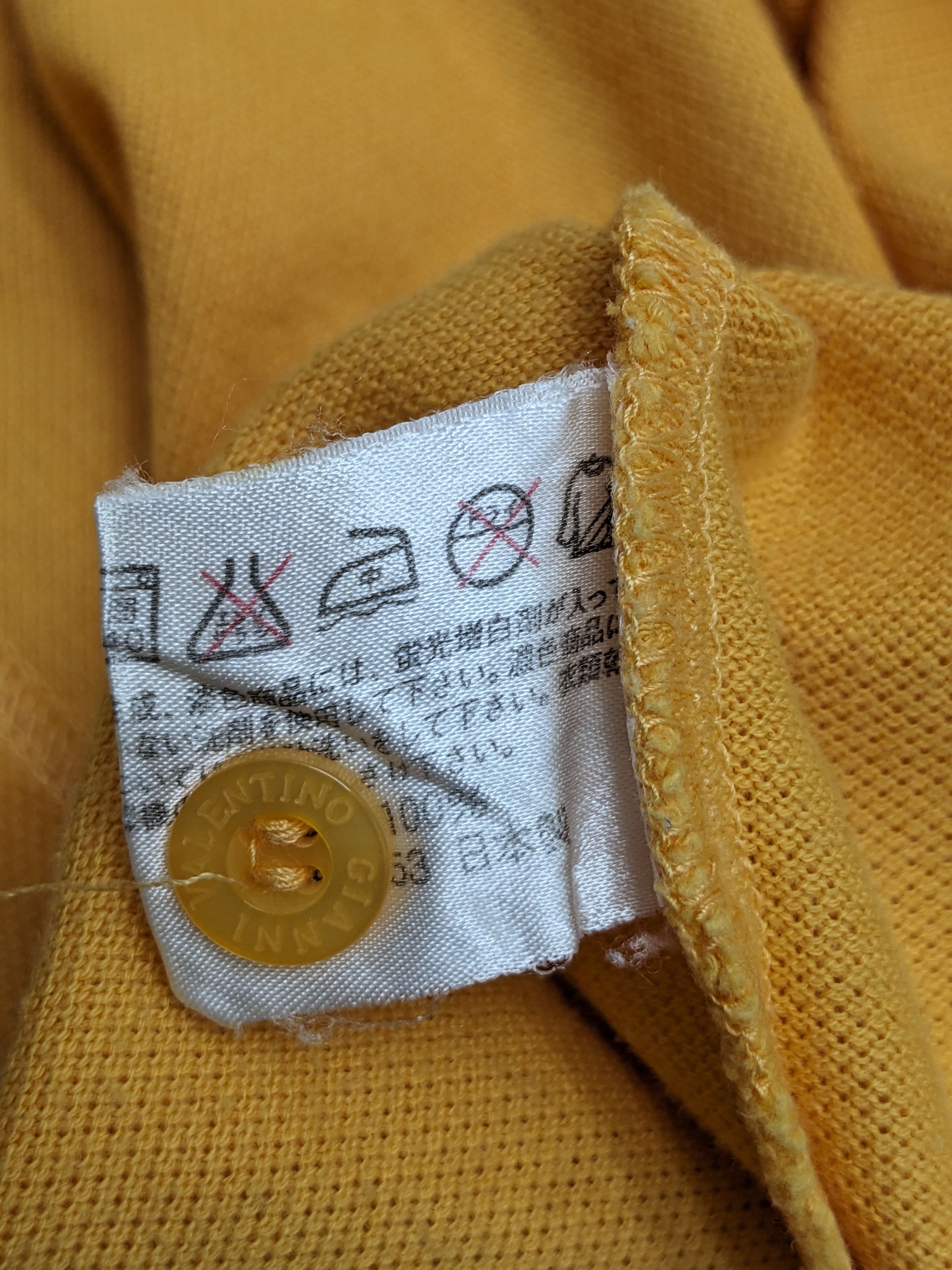 Gianni Valentino × Valentino GIANNI VALENTINO ITALIAN DESIGNER POLO SHIRT Size US L / EU 52-54 / 3 - 10 Thumbnail