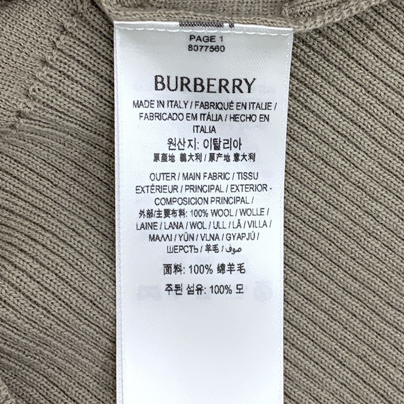 Burberry Burberry Brown Wool Crew Neck Long Sleeve Knit Sweater K26WX Size US L / EU 52-54 / 3 - 6 Thumbnail
