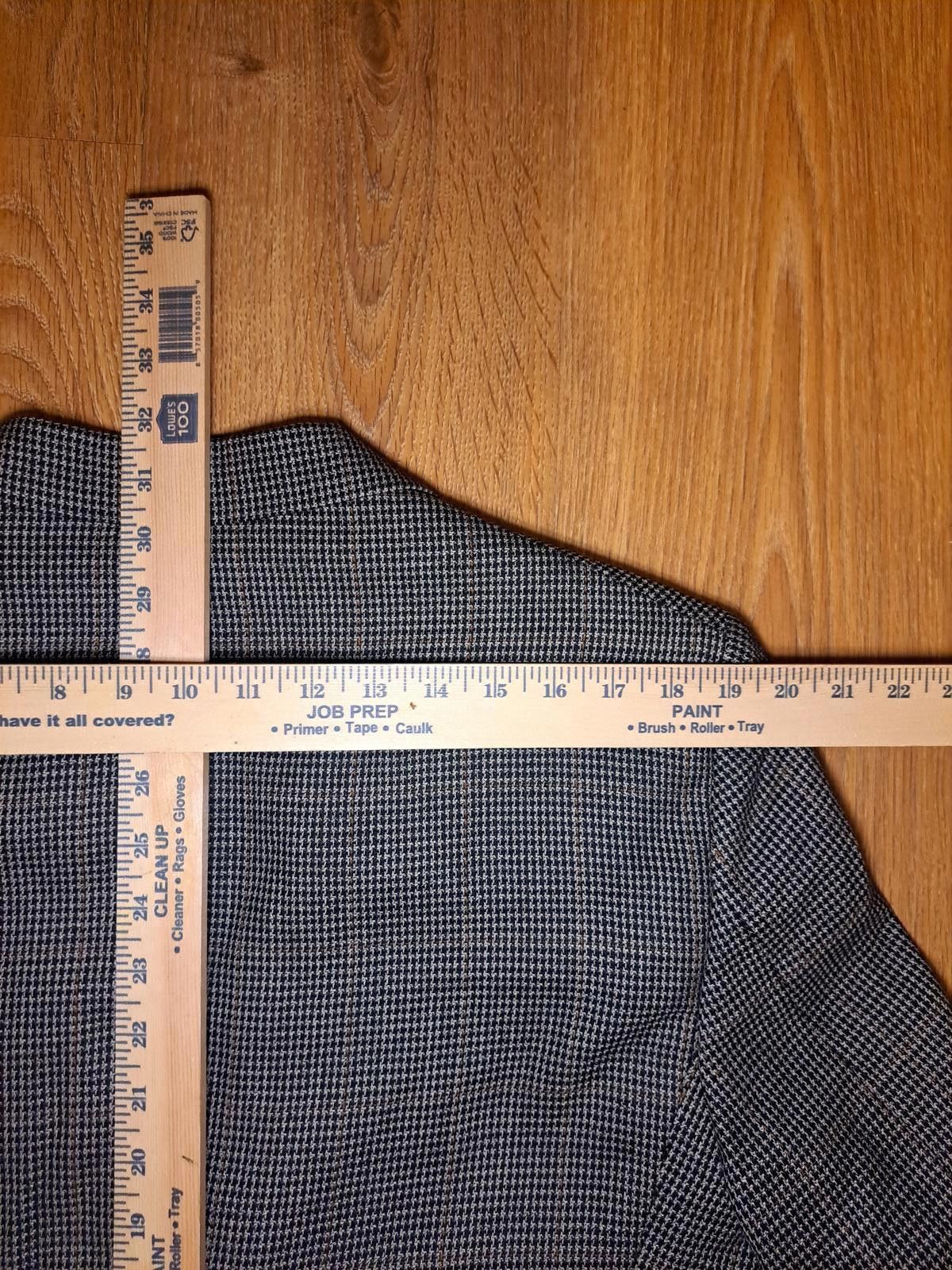 Jos. A. Bank NEW Jos A Bank Sport Coat Mens 40R Houndstooth Silk Wool Size 40R - 13 Thumbnail